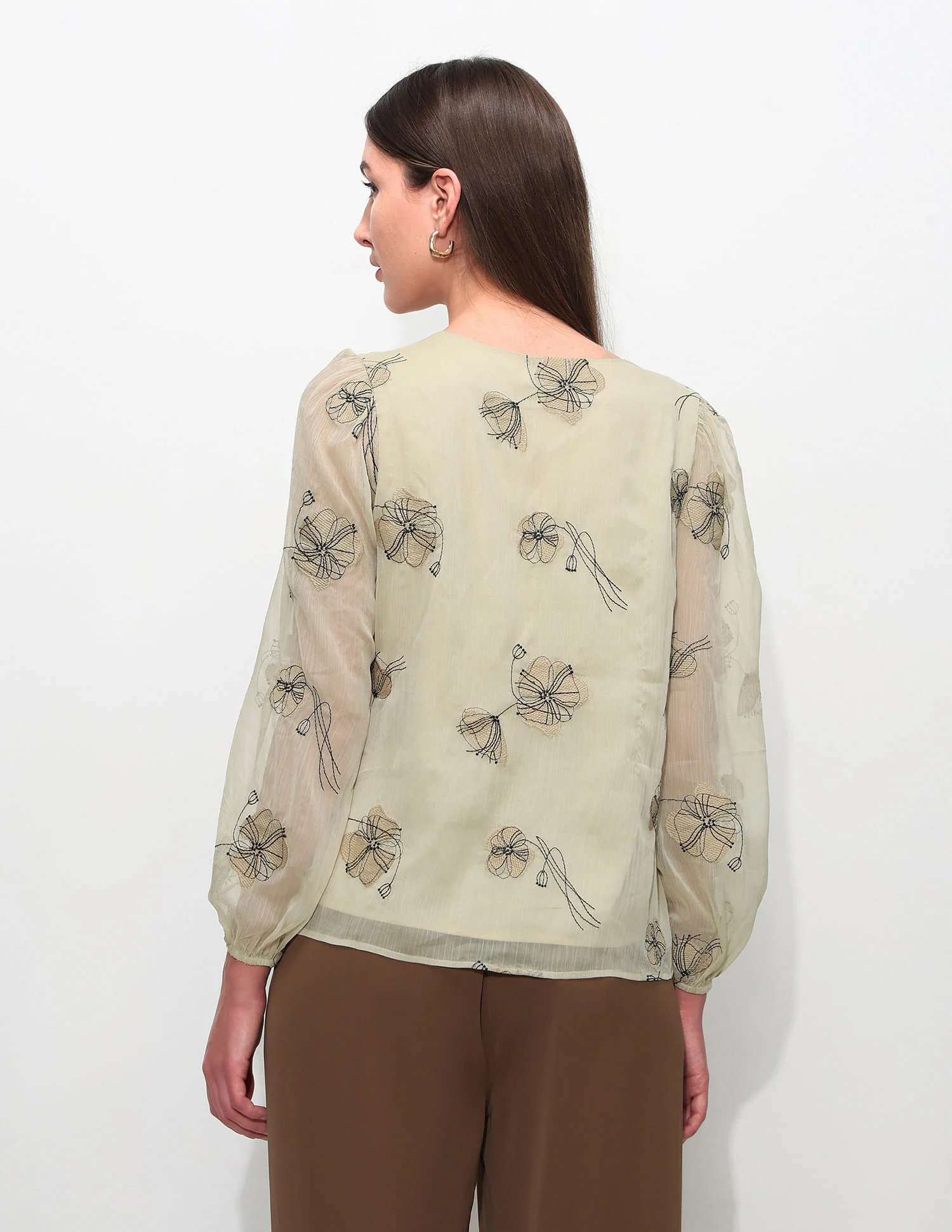 Relaxed Fit Floral Printed Top - Image 5