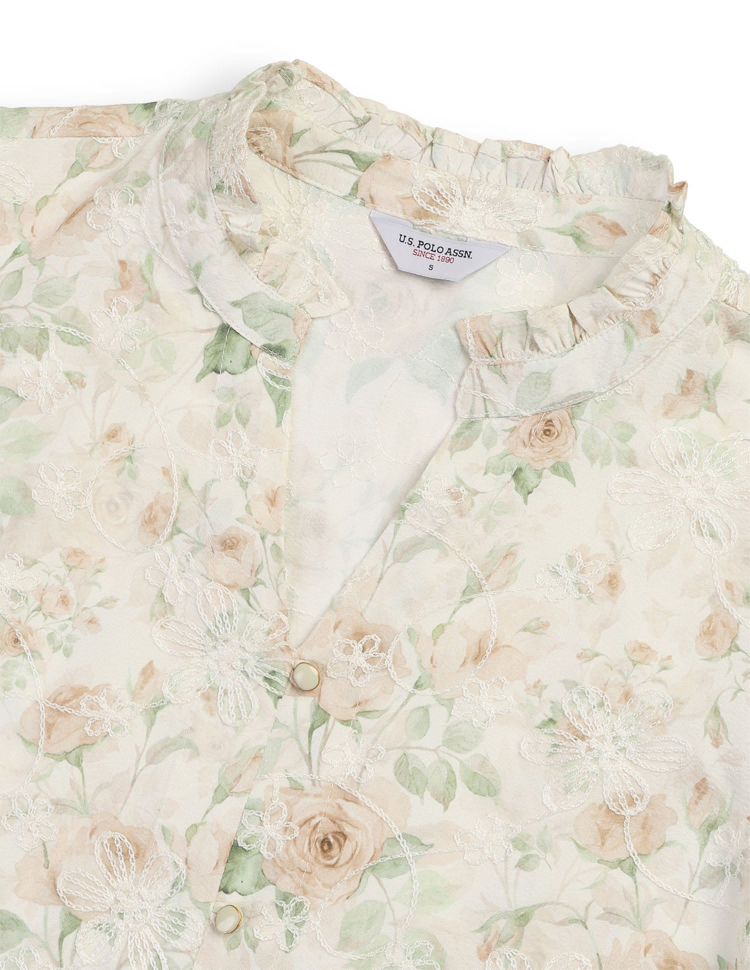 Relaxed Fit Floral Printed Top - Image 8