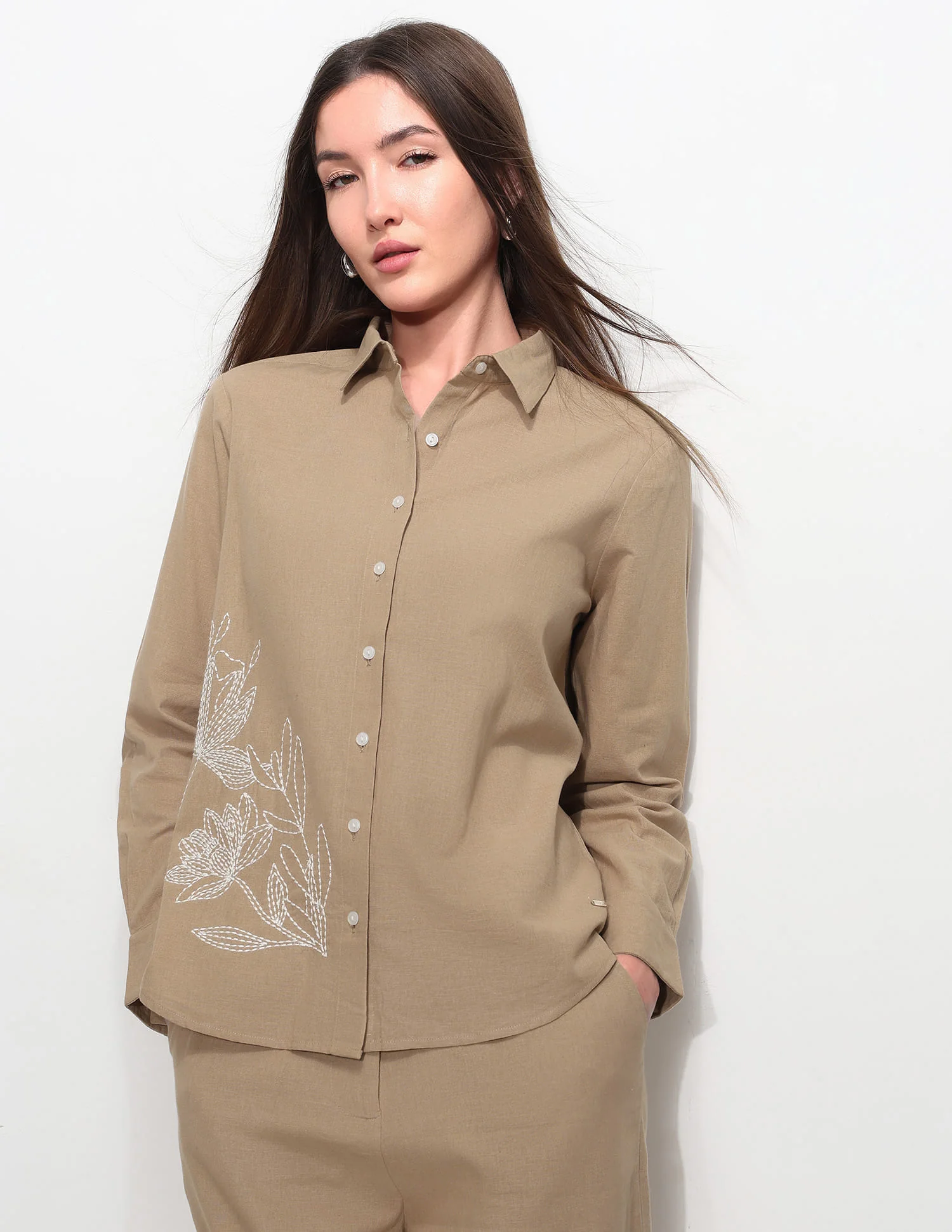 Relaxed Fit Floral Shirt