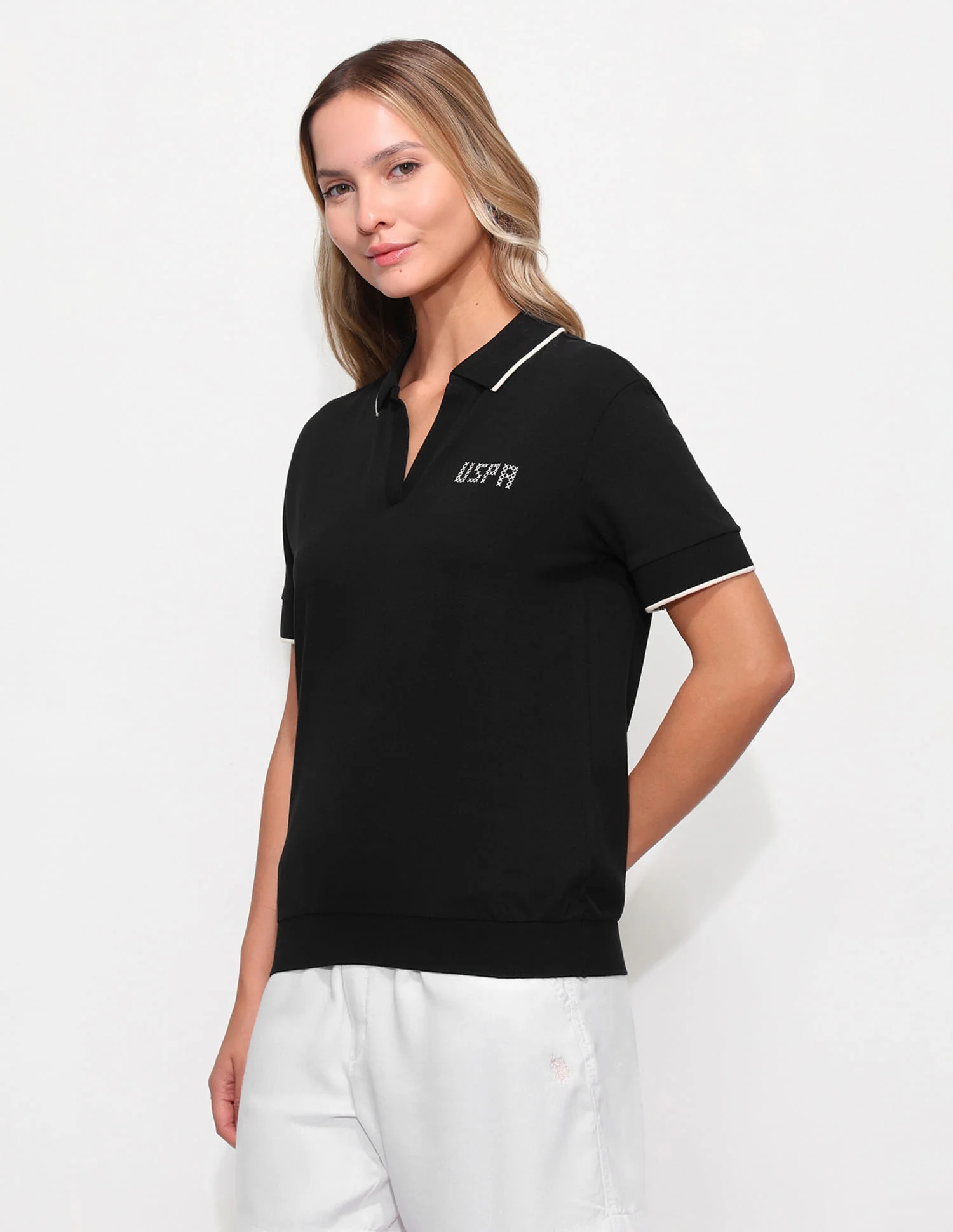 Relaxed Fit Solid Polo Shirt - Image 4