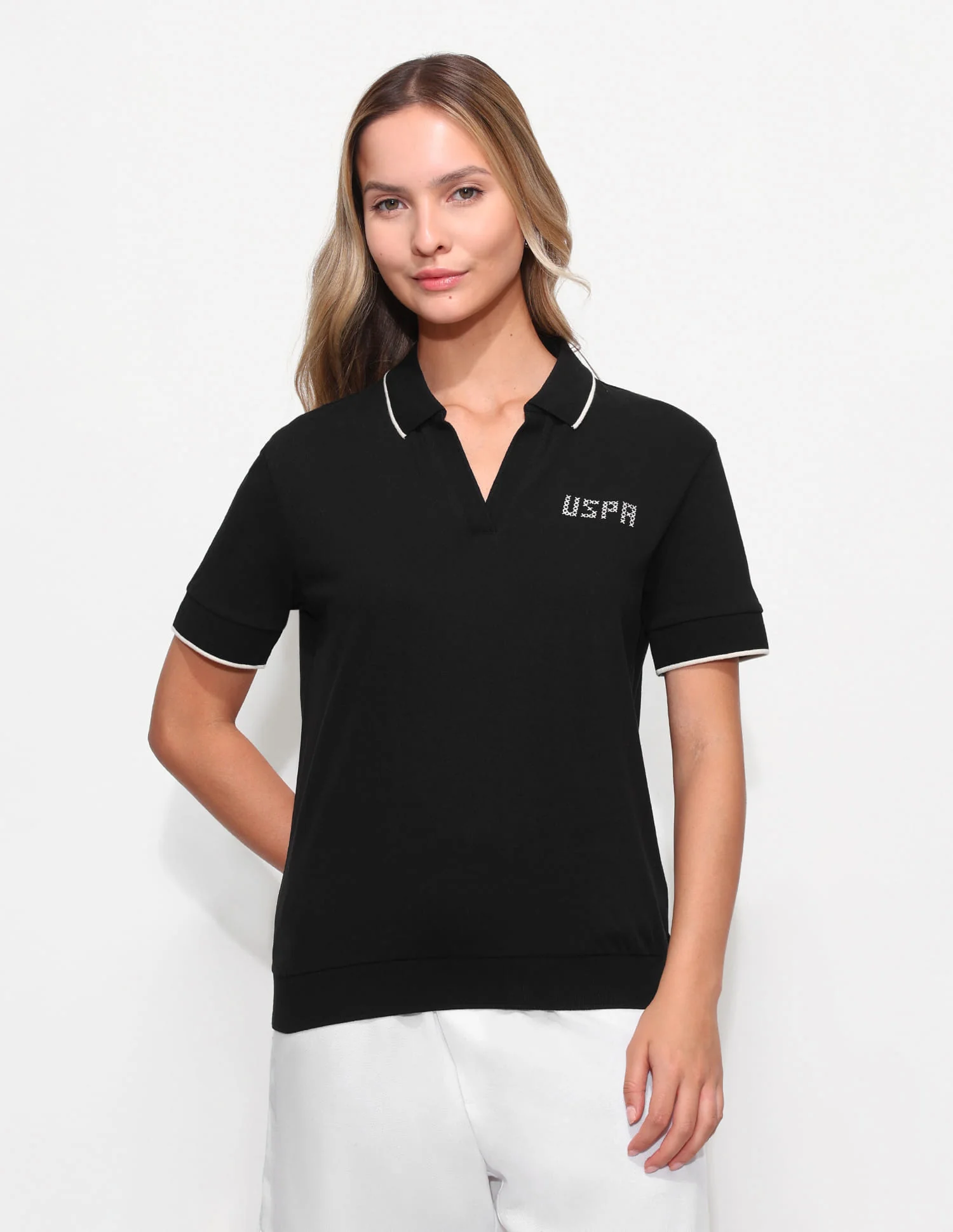 Relaxed Fit Solid Polo Shirt - Image 6