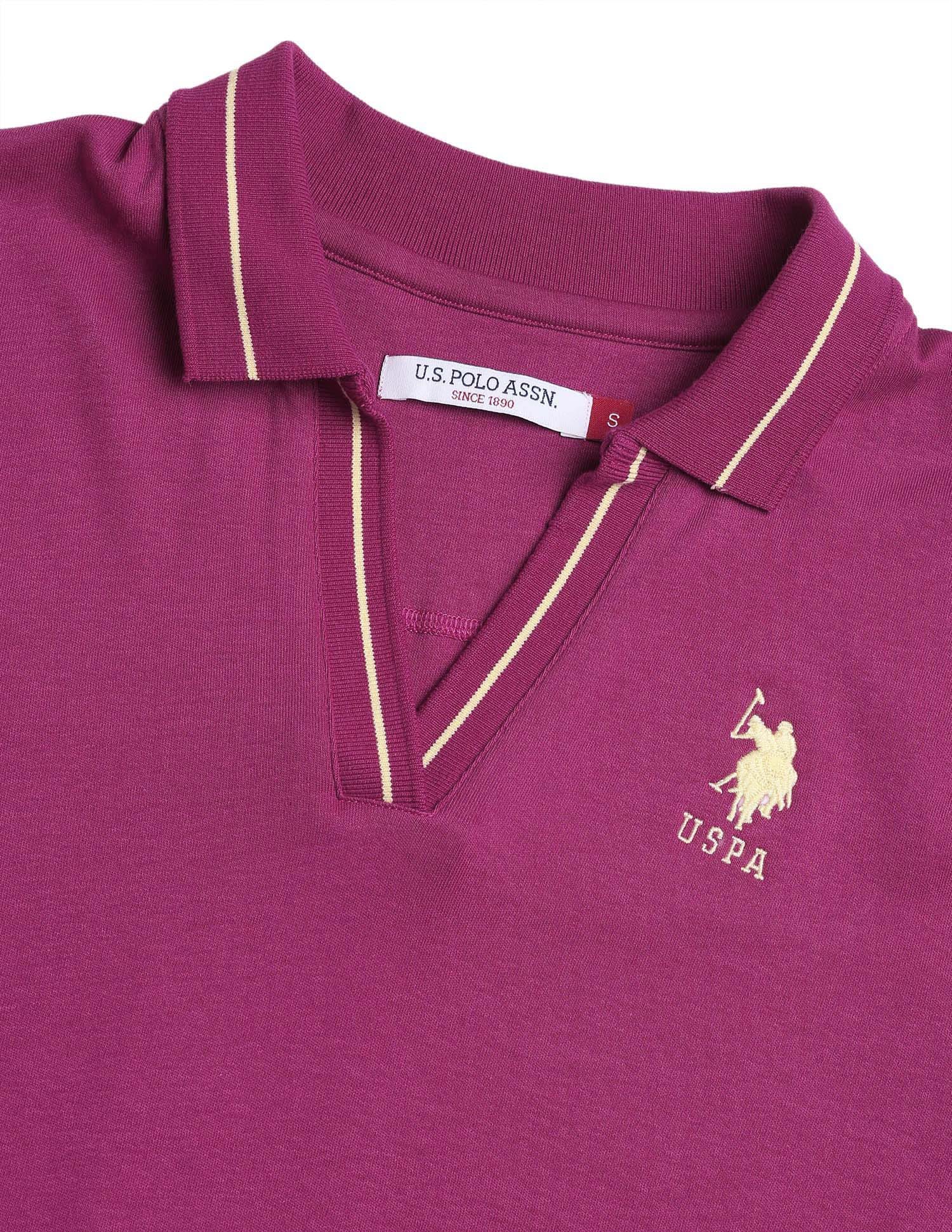 Relaxed Fit Solid Polo Shirt - Image 8