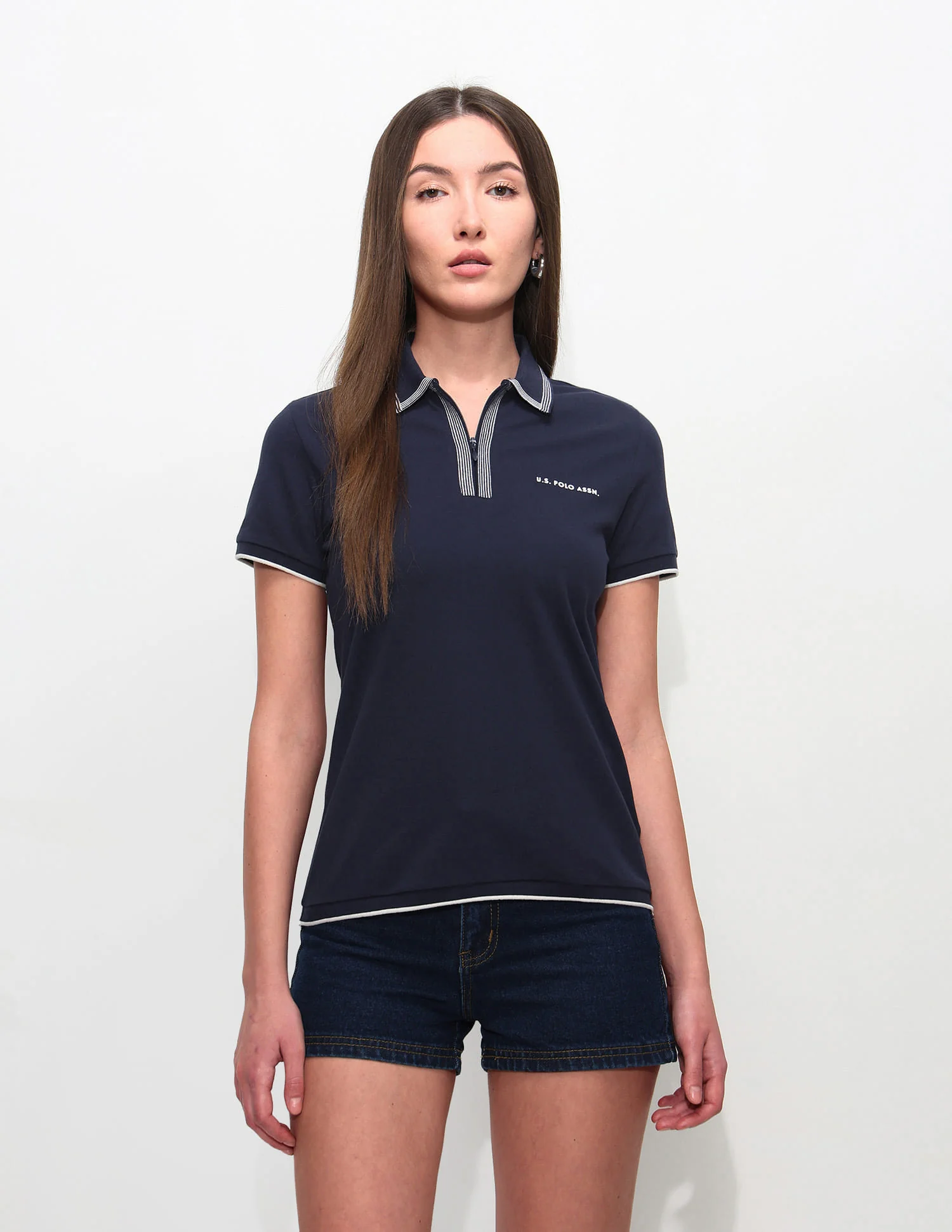 Relaxed Fit Solid Polo Shirt - Image 6