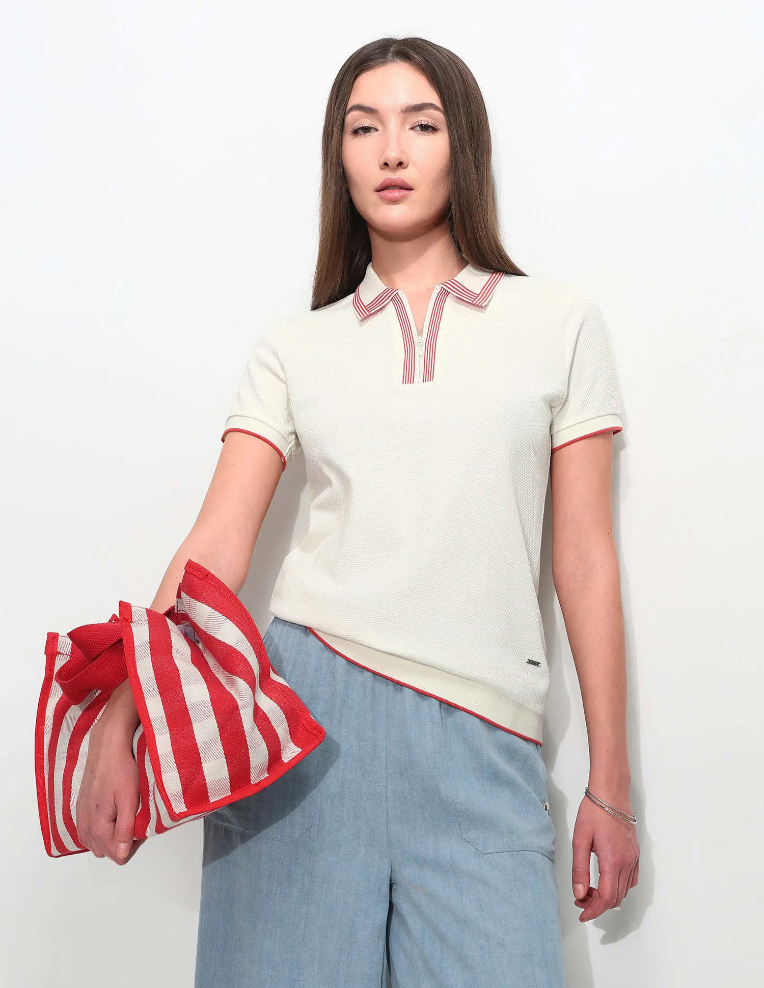 Relaxed Fit Solid Polo Shirt