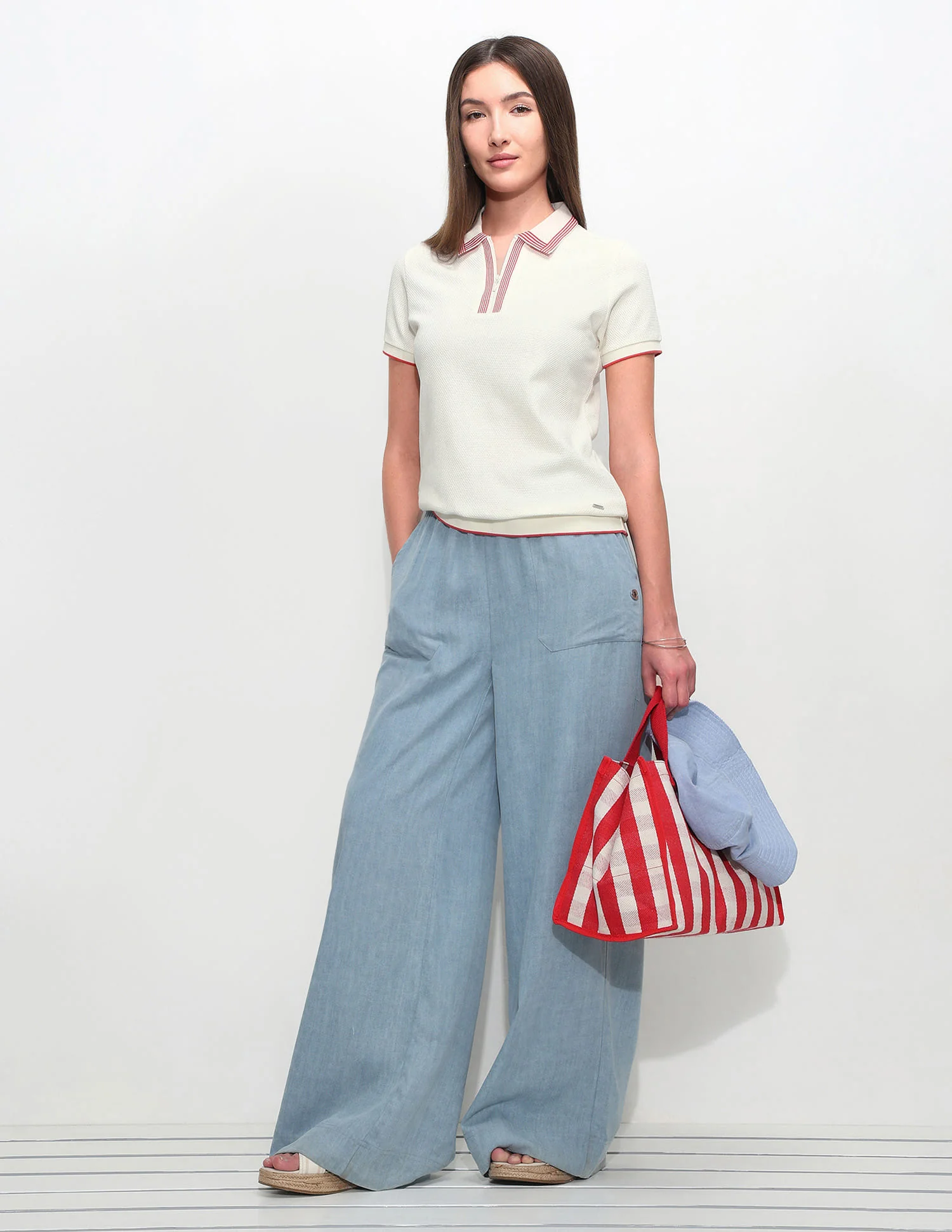 Relaxed Fit Solid Polo Shirt - Image 3