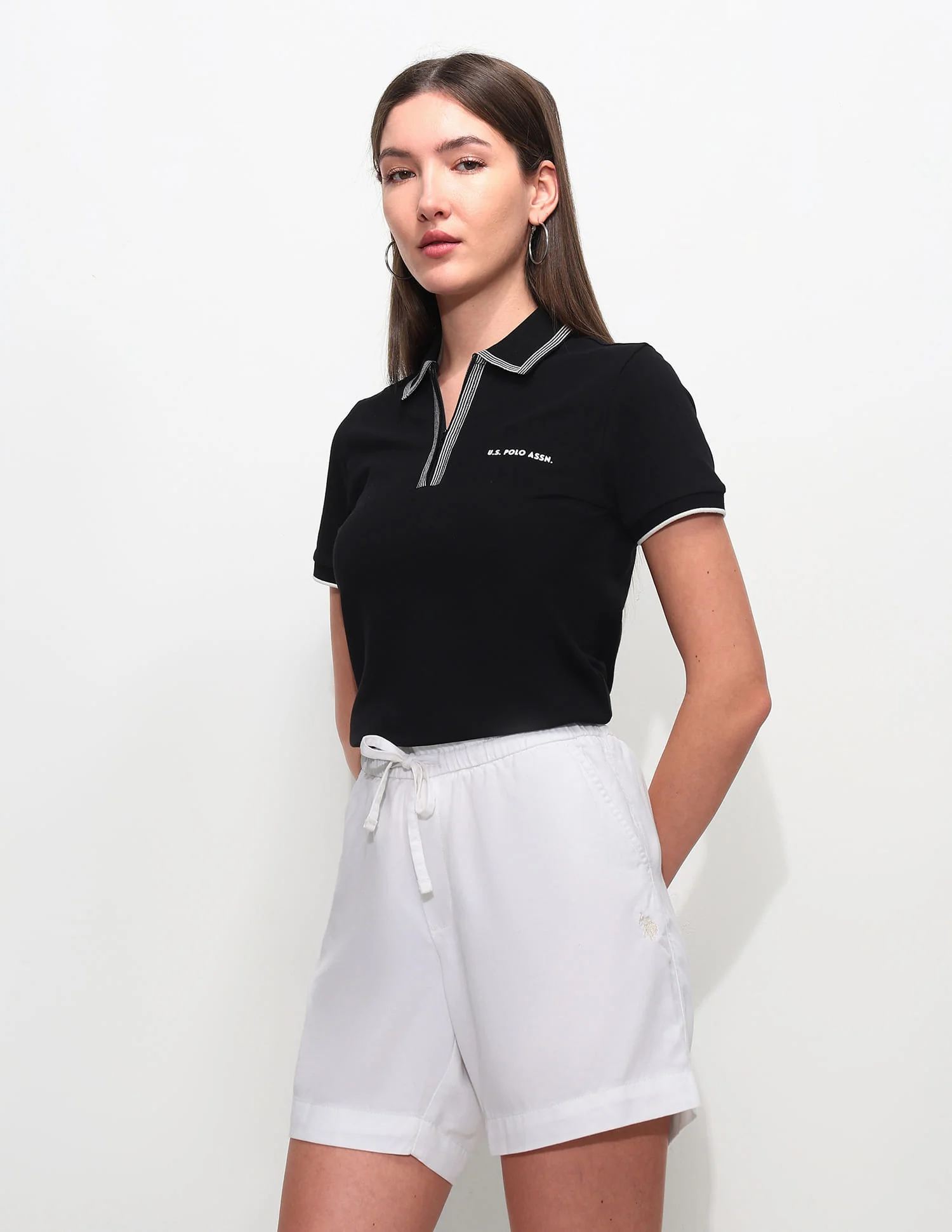 Relaxed Fit Solid Polo Shirt - Image 4