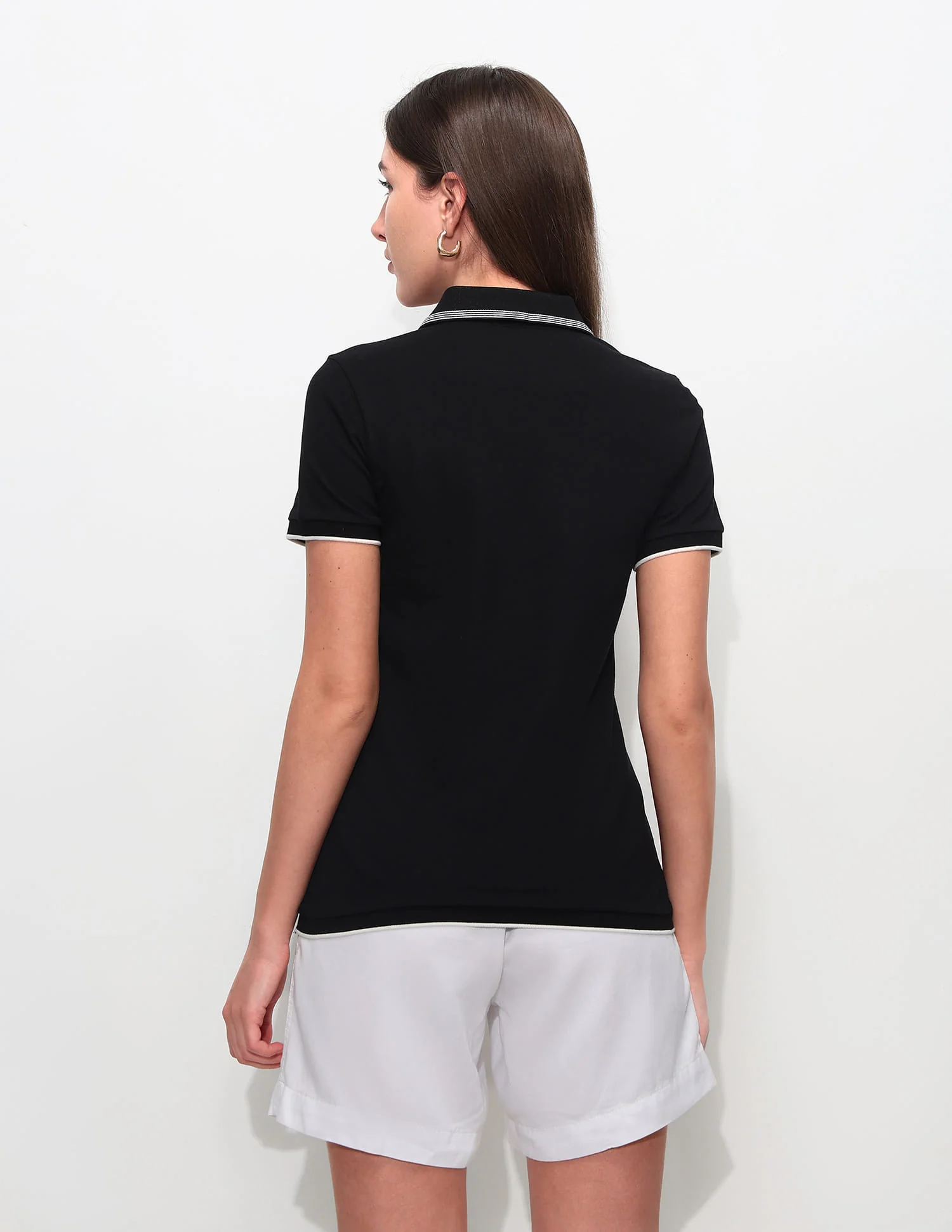 Relaxed Fit Solid Polo Shirt - Image 5