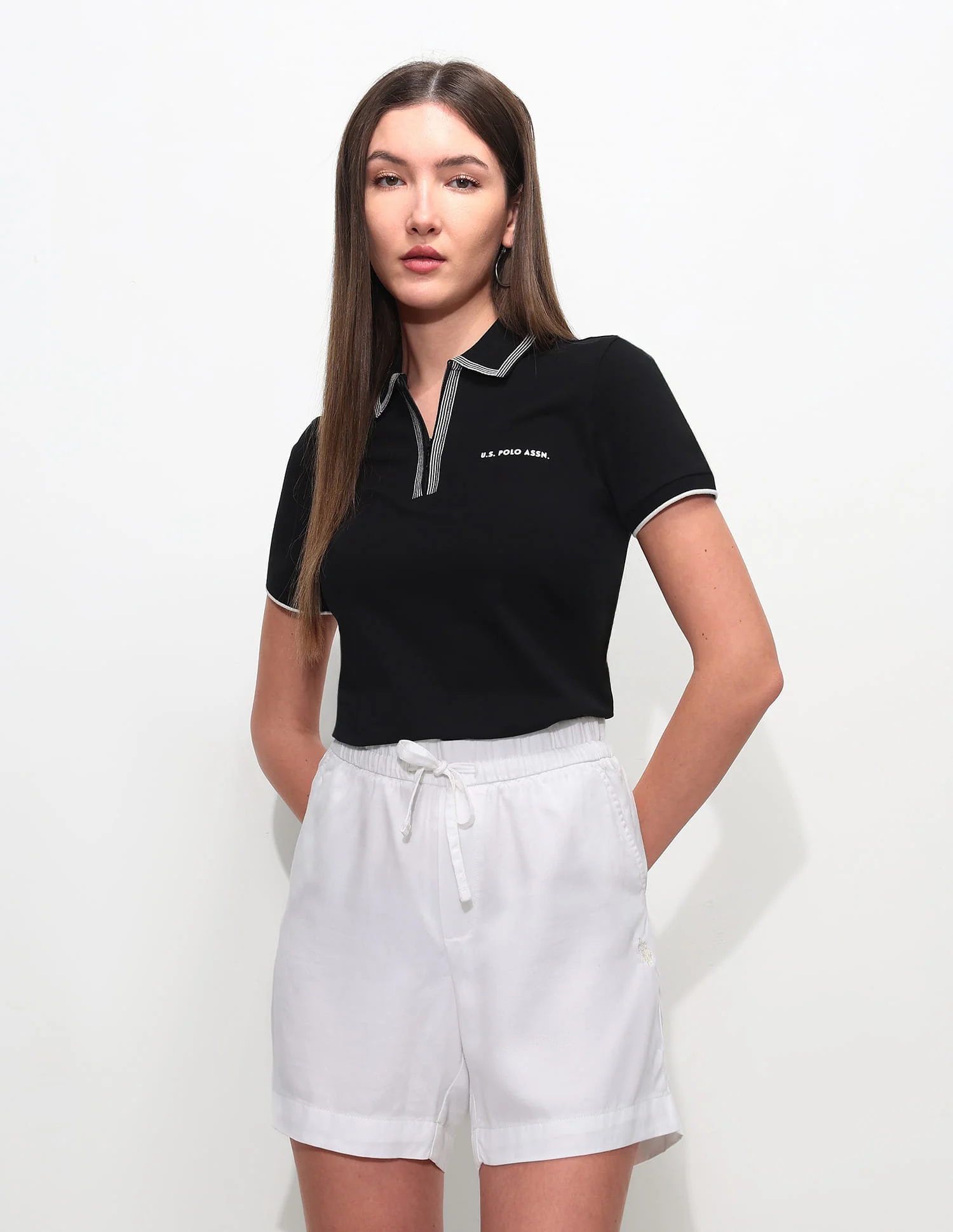Relaxed Fit Solid Polo Shirt - Image 6
