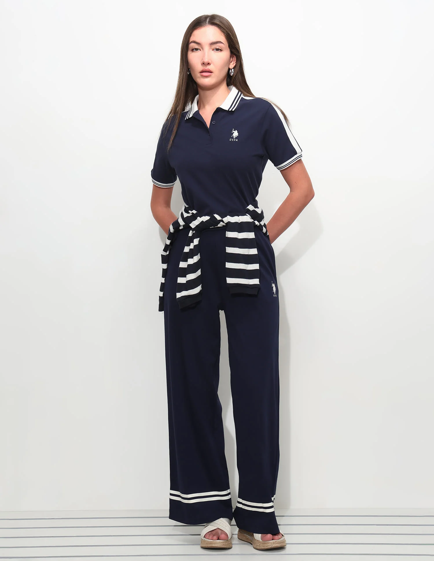 Relaxed Fit Solid Polo Shirt - Image 3