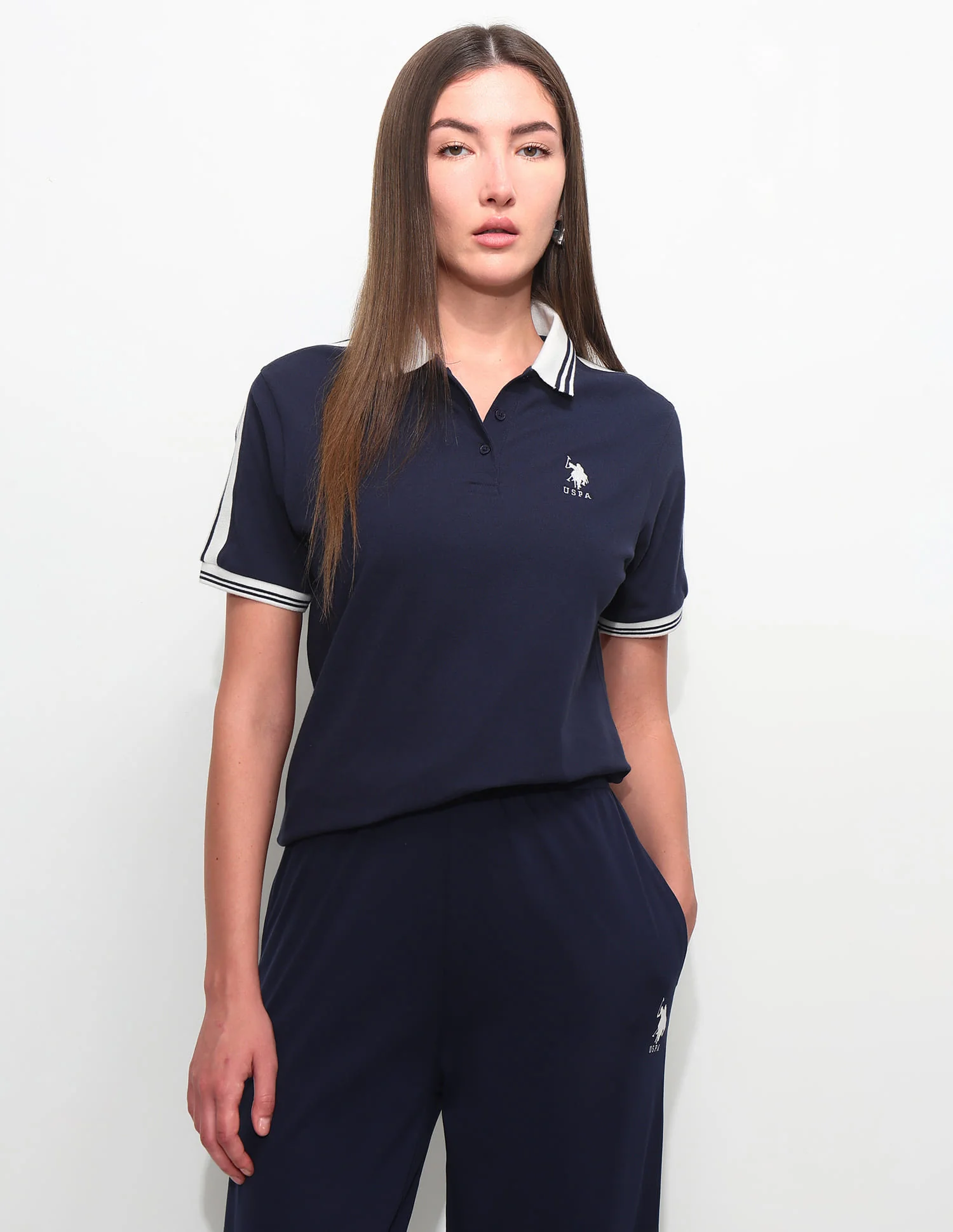 Relaxed Fit Solid Polo Shirt - Image 6