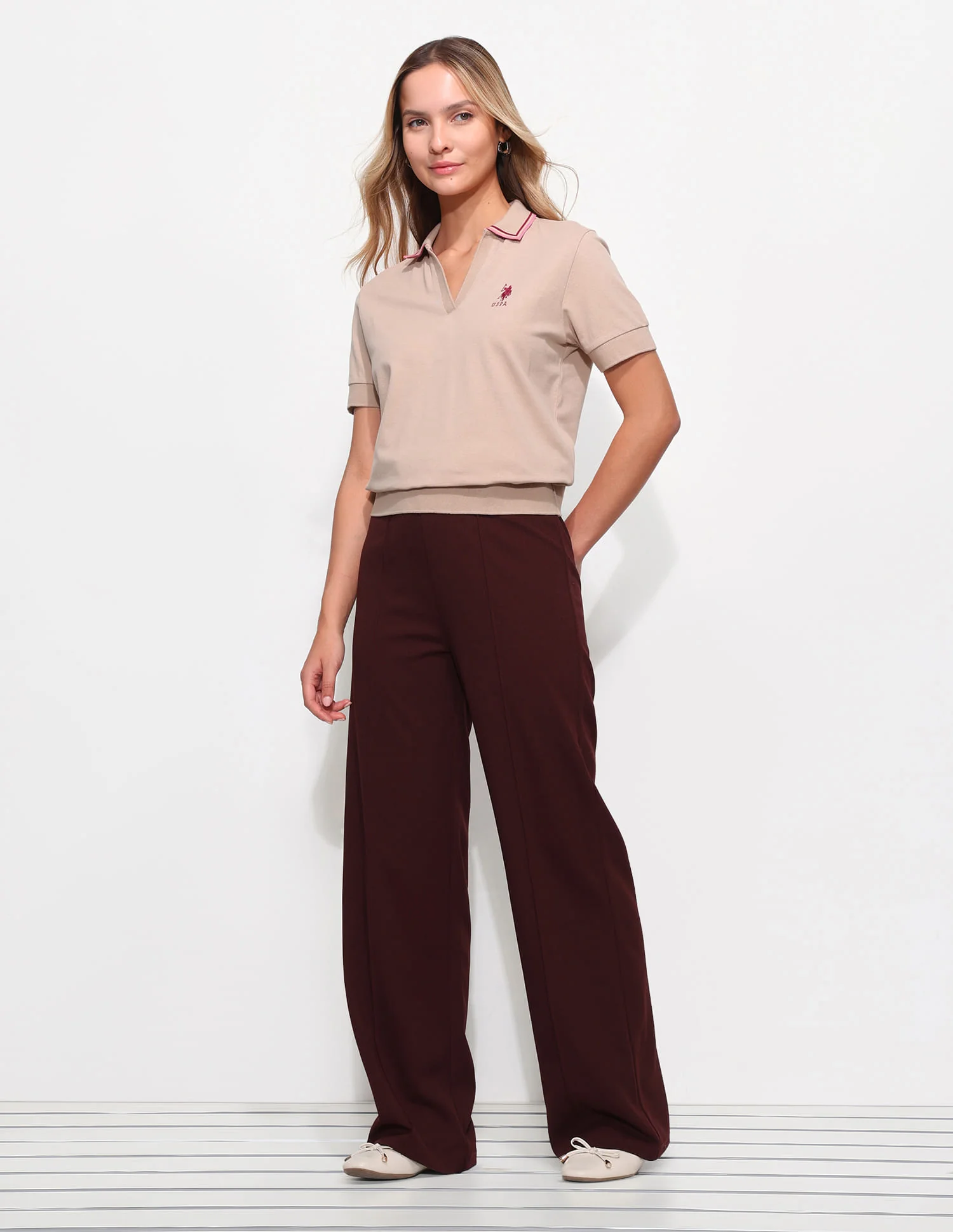 Relaxed Fit Solid Polo Shirt - Image 3