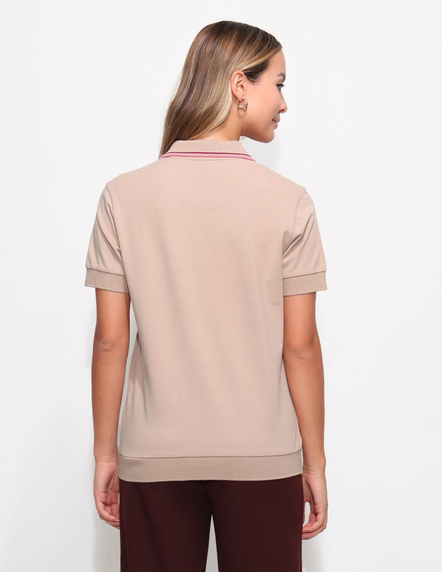 Relaxed Fit Solid Polo Shirt - Image 5
