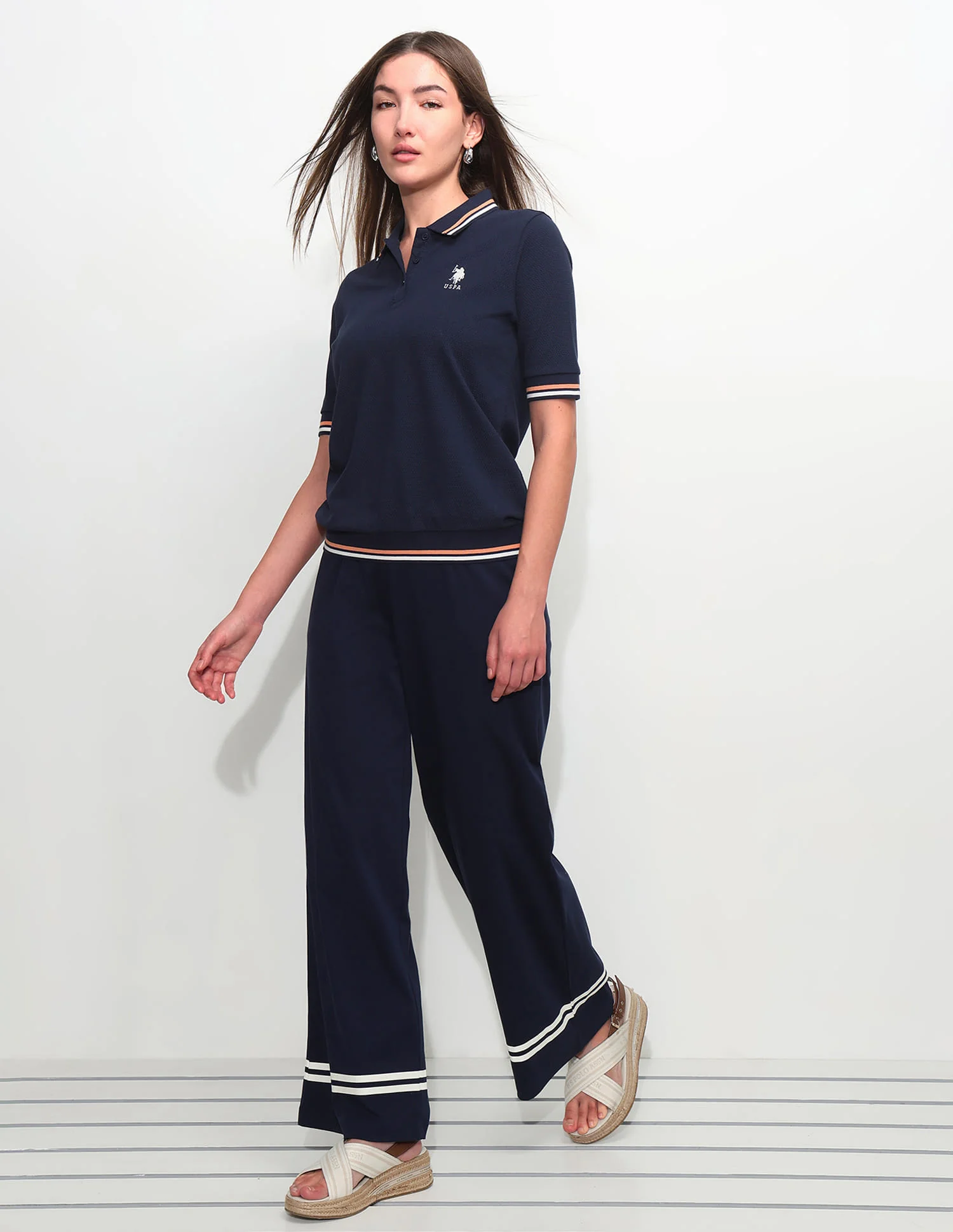 Relaxed Fit Solid Polo Shirt - Image 3
