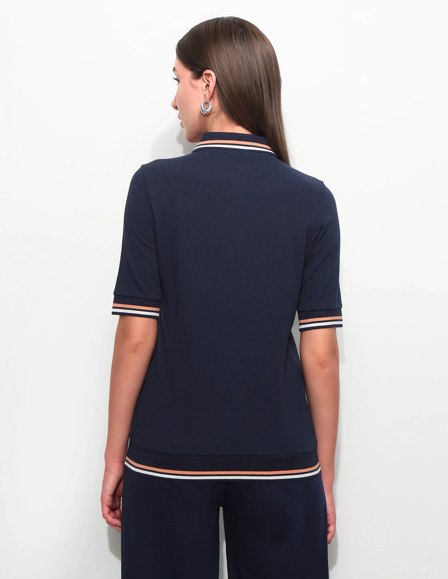 Relaxed Fit Solid Polo Shirt - Image 5