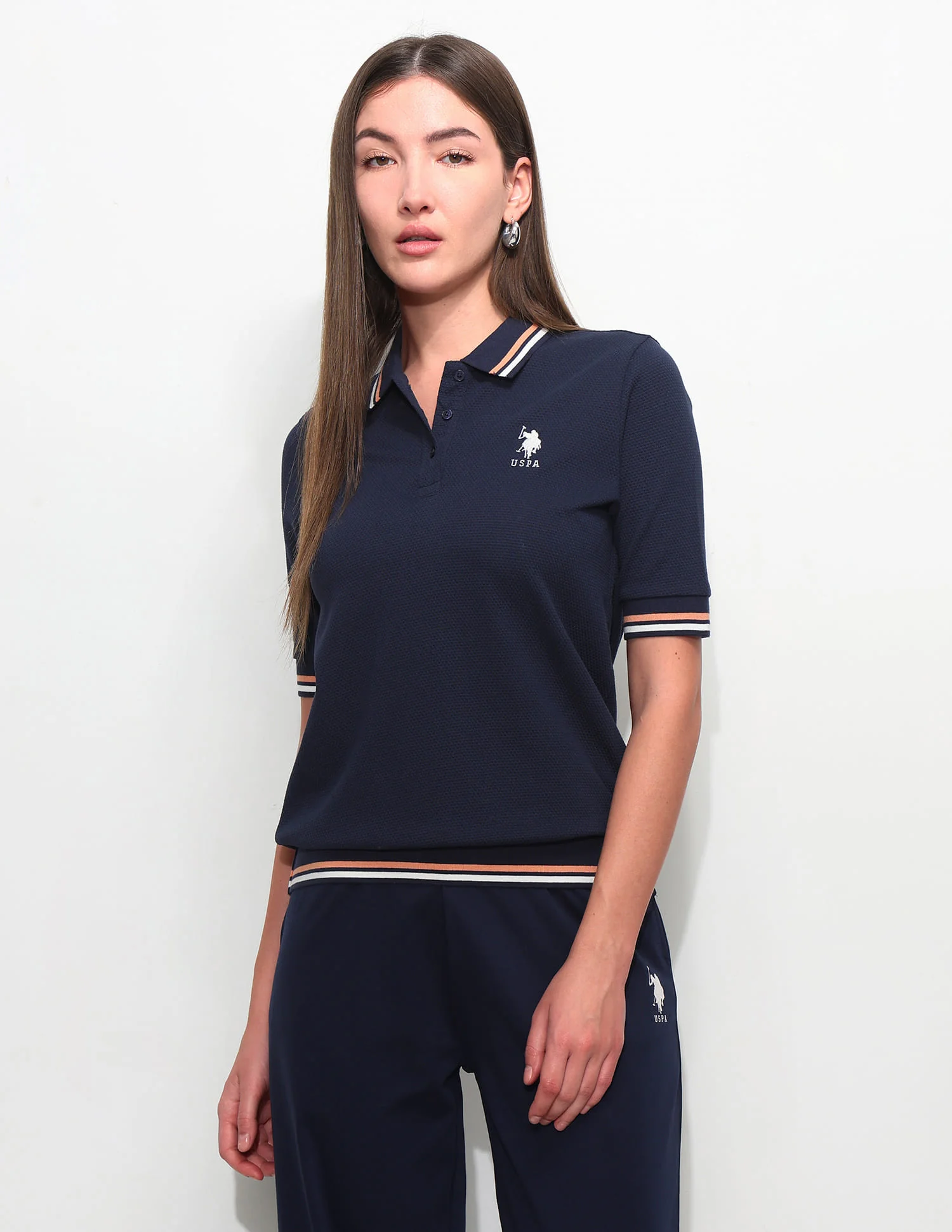 Relaxed Fit Solid Polo Shirt - Image 6