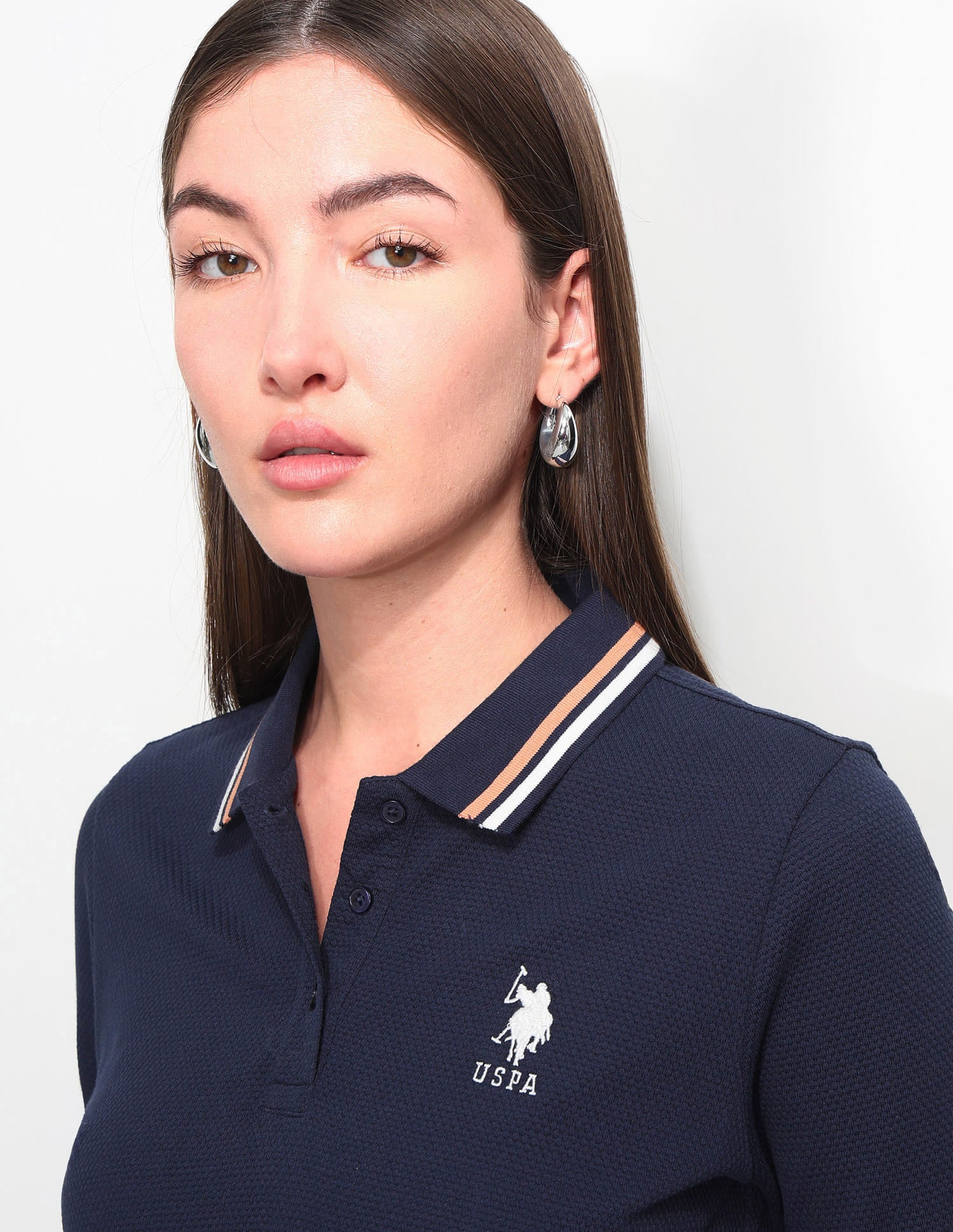 Relaxed Fit Solid Polo Shirt - Image 7