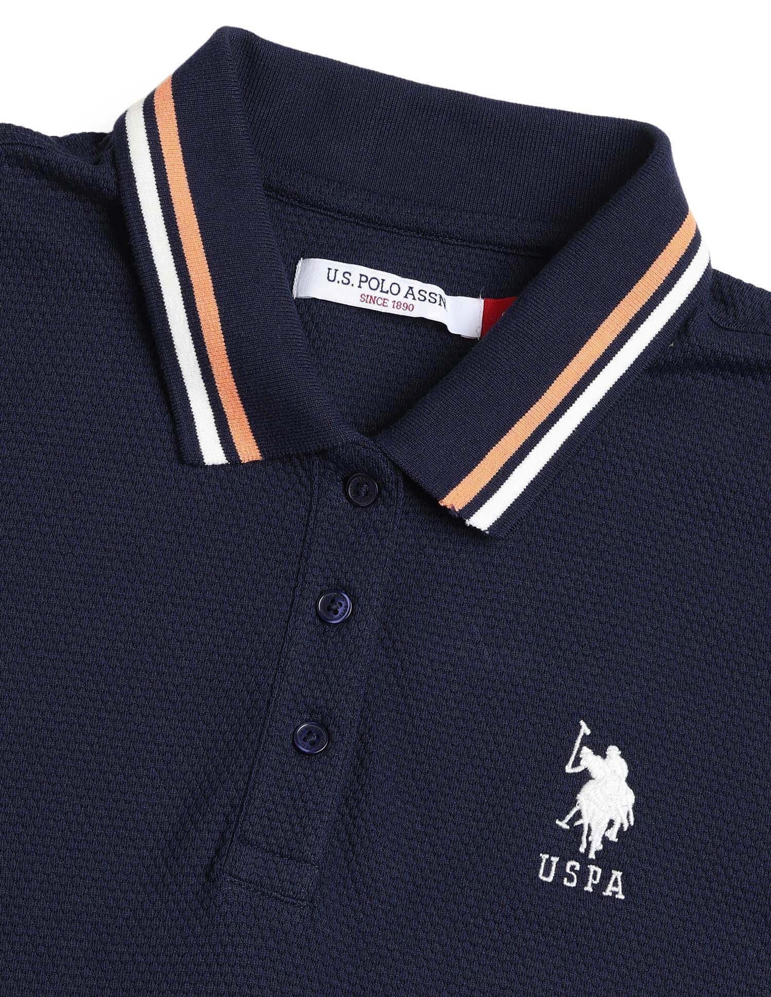 Relaxed Fit Solid Polo Shirt - Image 8