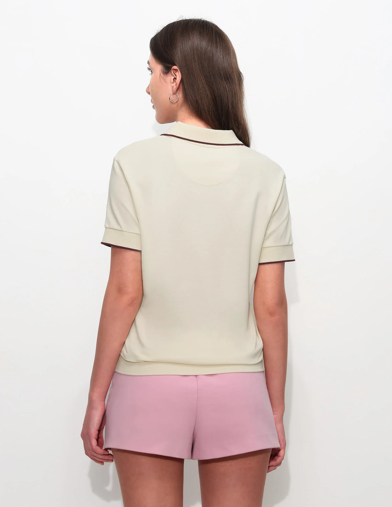 Relaxed Fit Solid Polo Shirt - Image 5