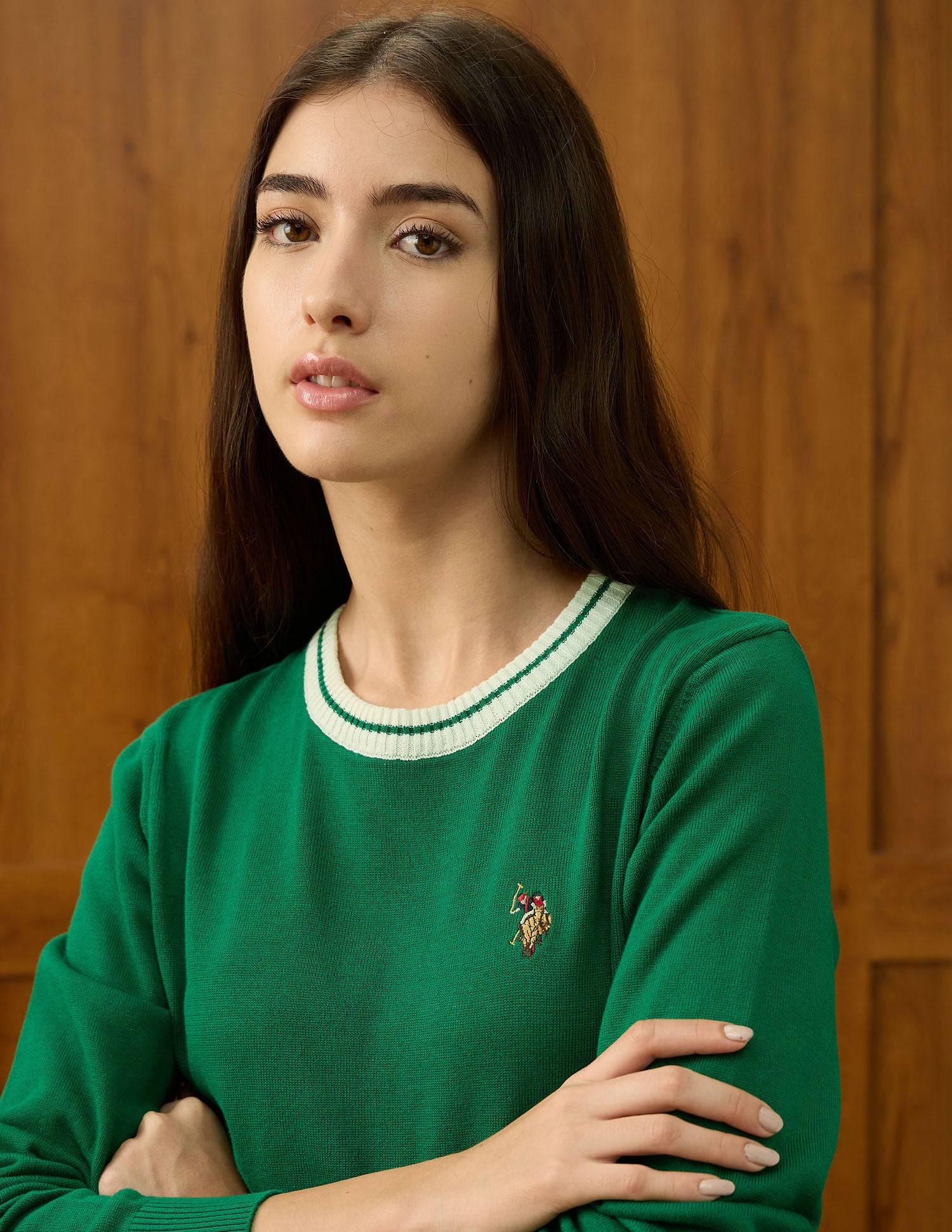 Relaxed Fit Solid Sweater - Image 7