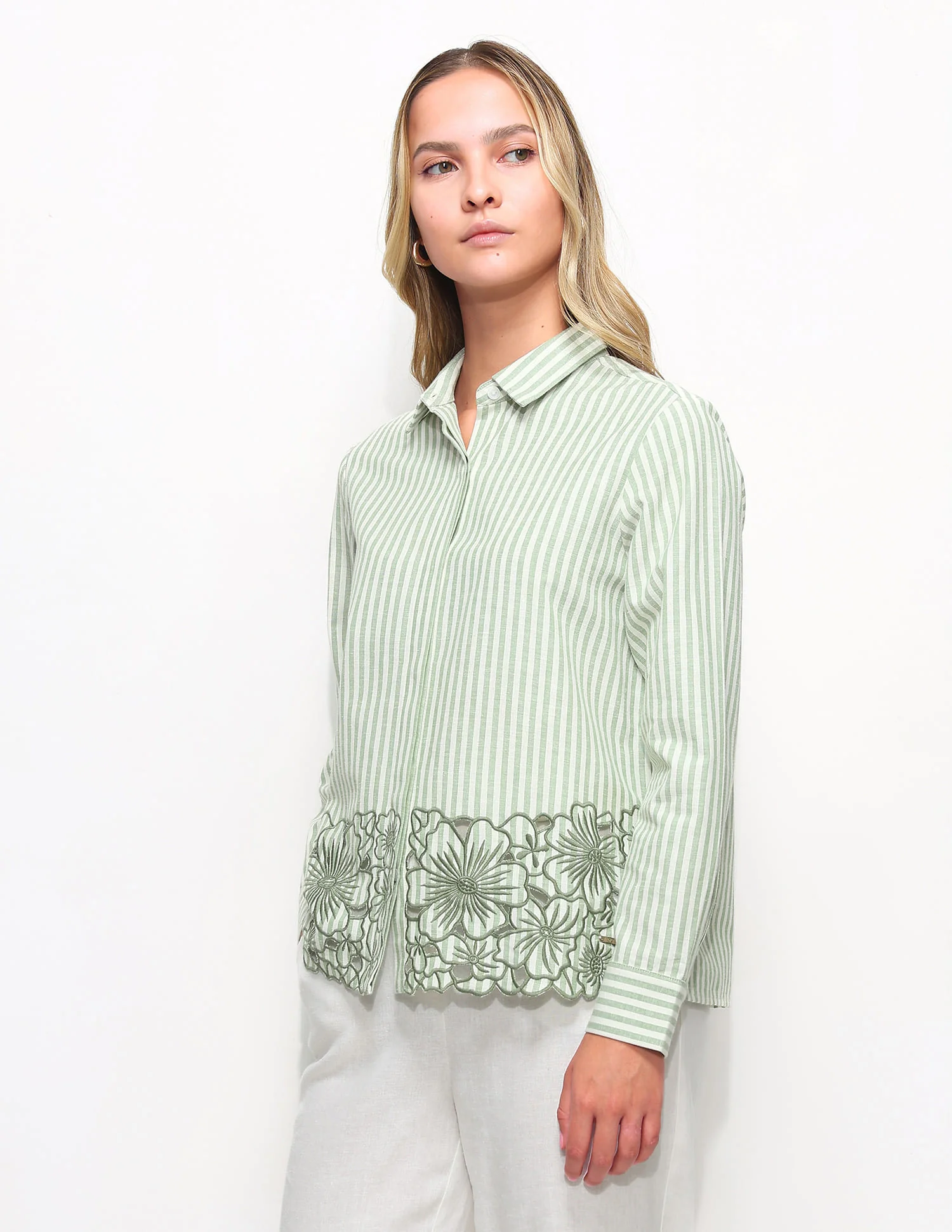 Relaxed Fit Striped Shirt - Image 4