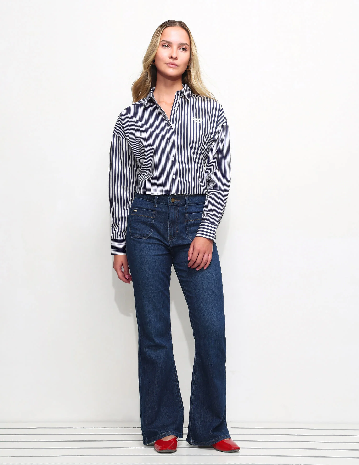 Relaxed Fit Striped Shirt - Image 3