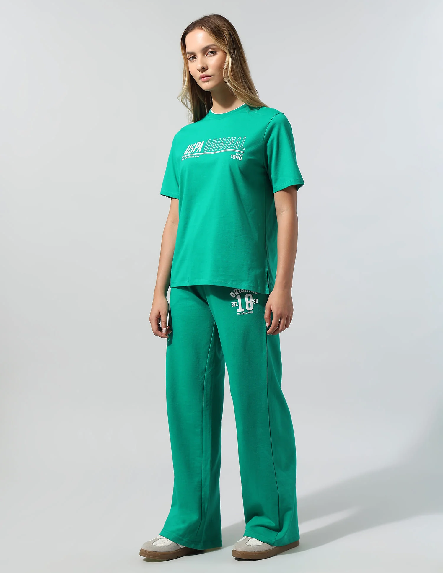 Relaxed Fit T-Shirt With Wide Leg Pants - Image 4