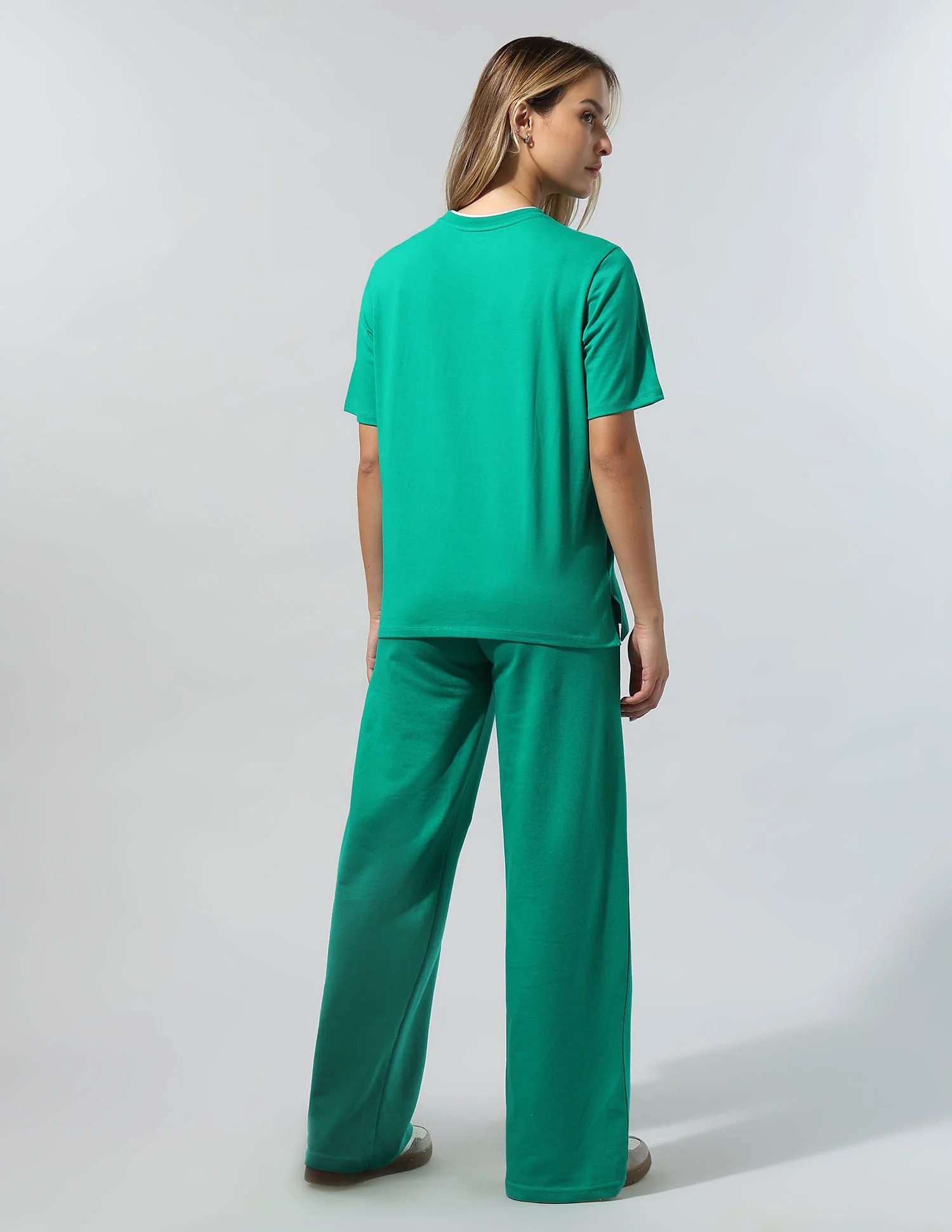 Relaxed Fit T-Shirt With Wide Leg Pants - Image 5