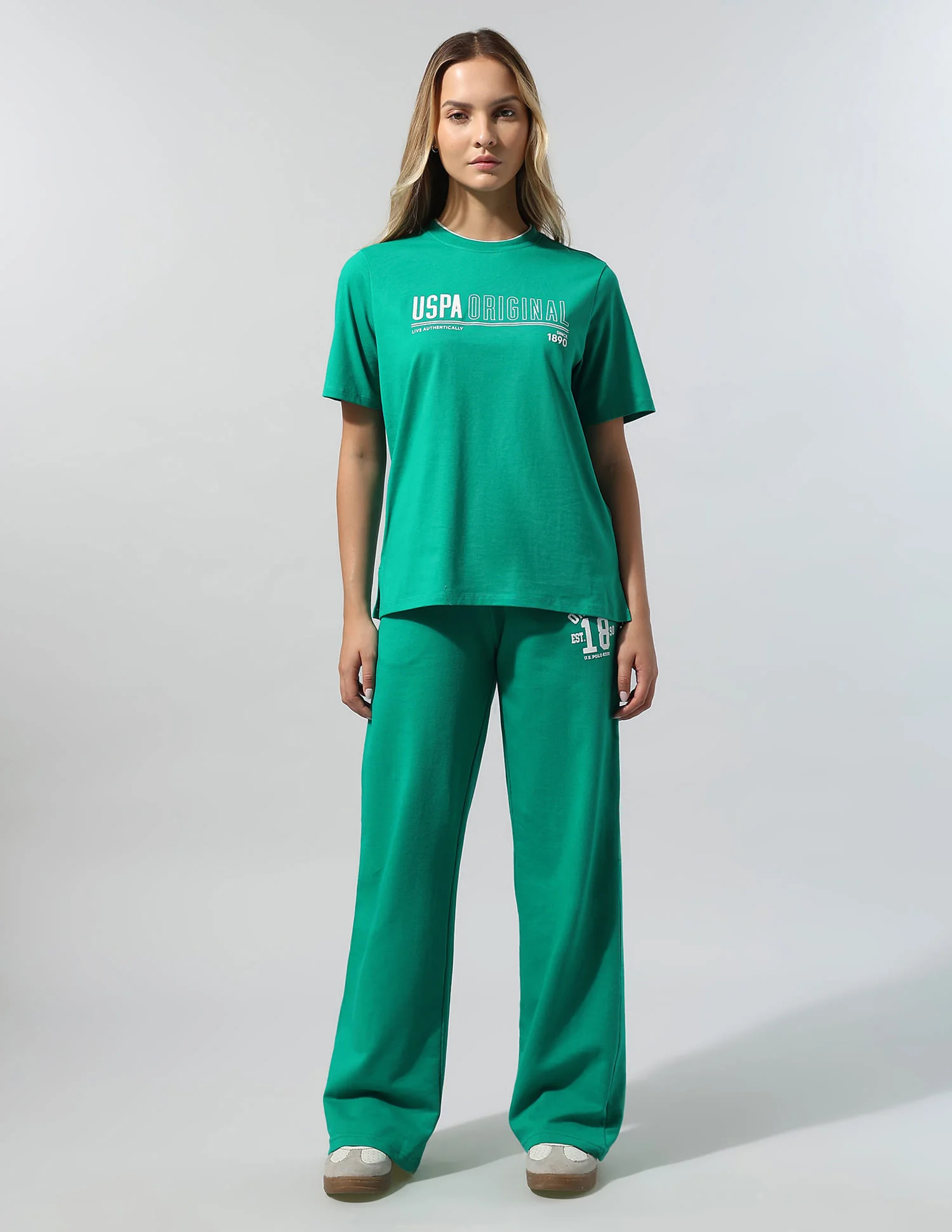 Relaxed Fit T-Shirt With Wide Leg Pants - Image 6