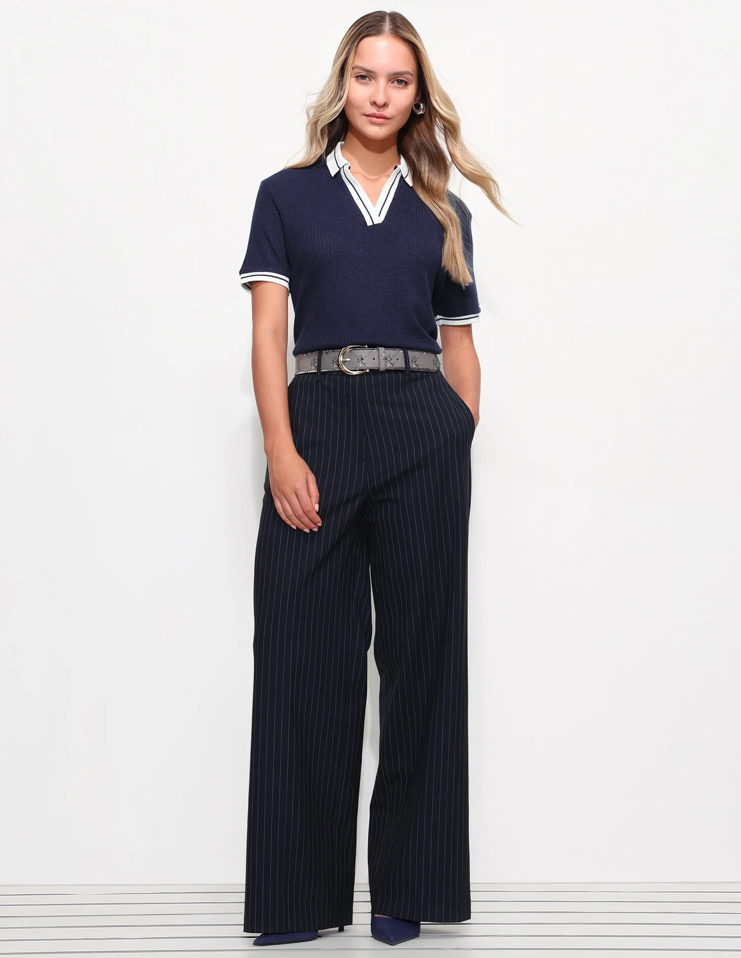 Relaxed Fit Textured Polo Shirt - Image 3