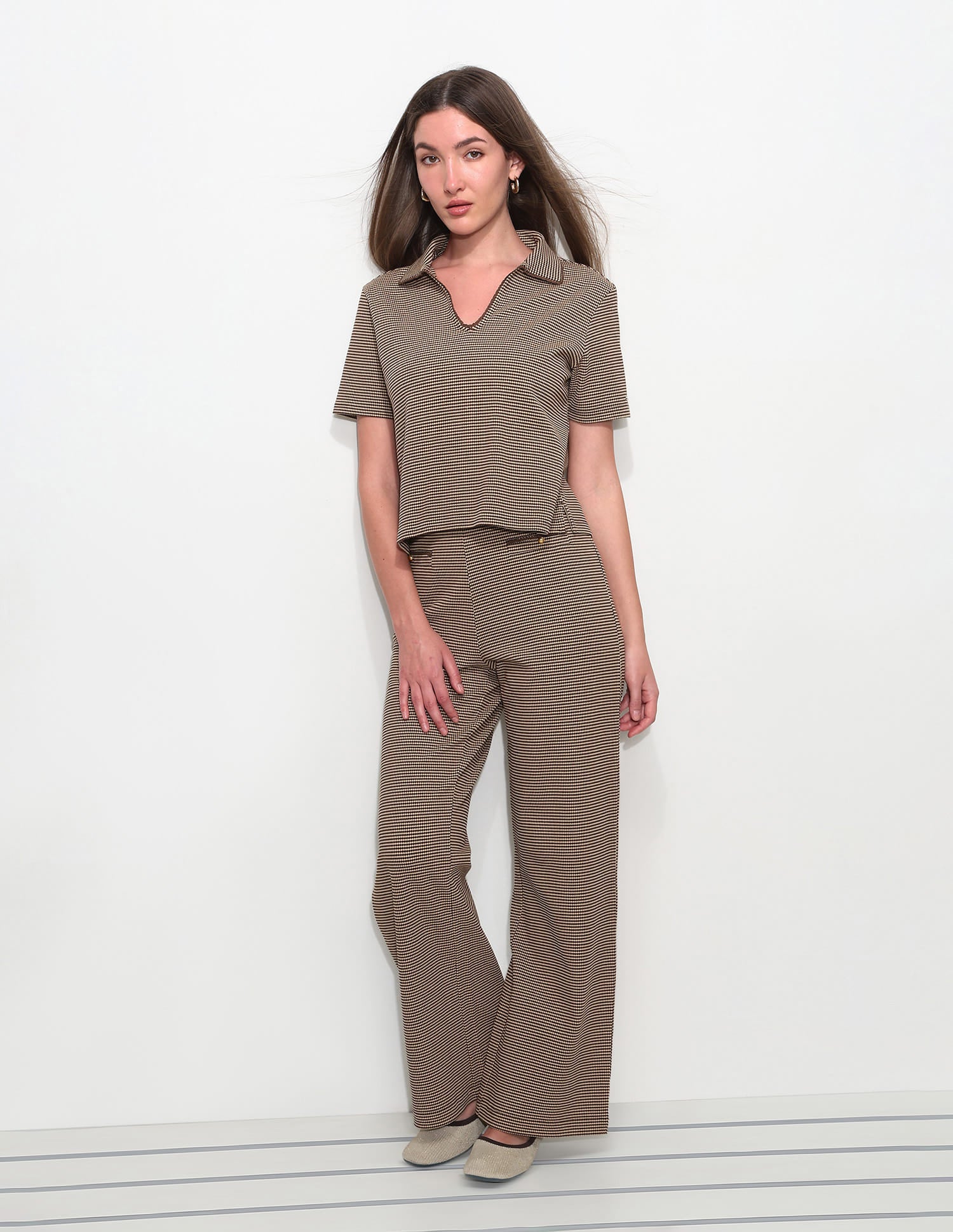 Relaxed Fit Textured Polo Shirt - Image 3