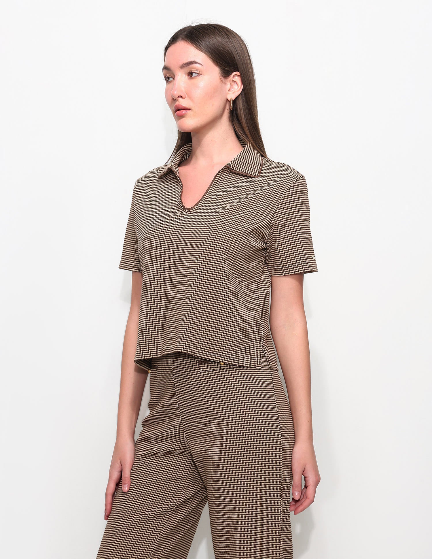 Relaxed Fit Textured Polo Shirt - Image 4