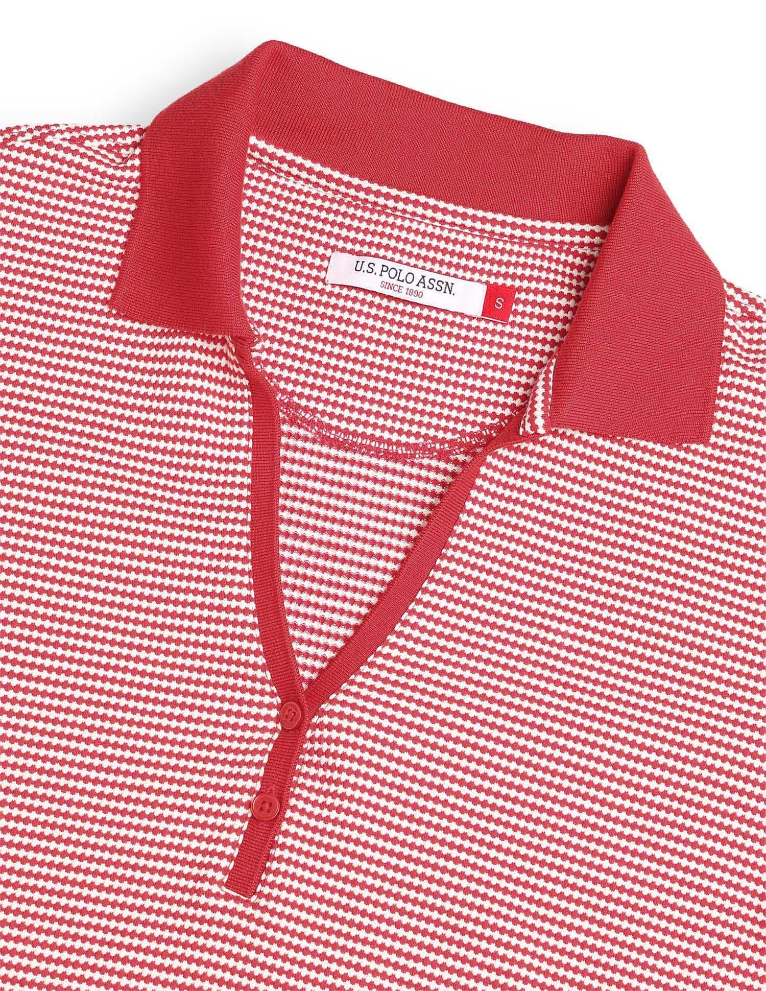 Relaxed Fit Textured Polo Shirt - Image 9