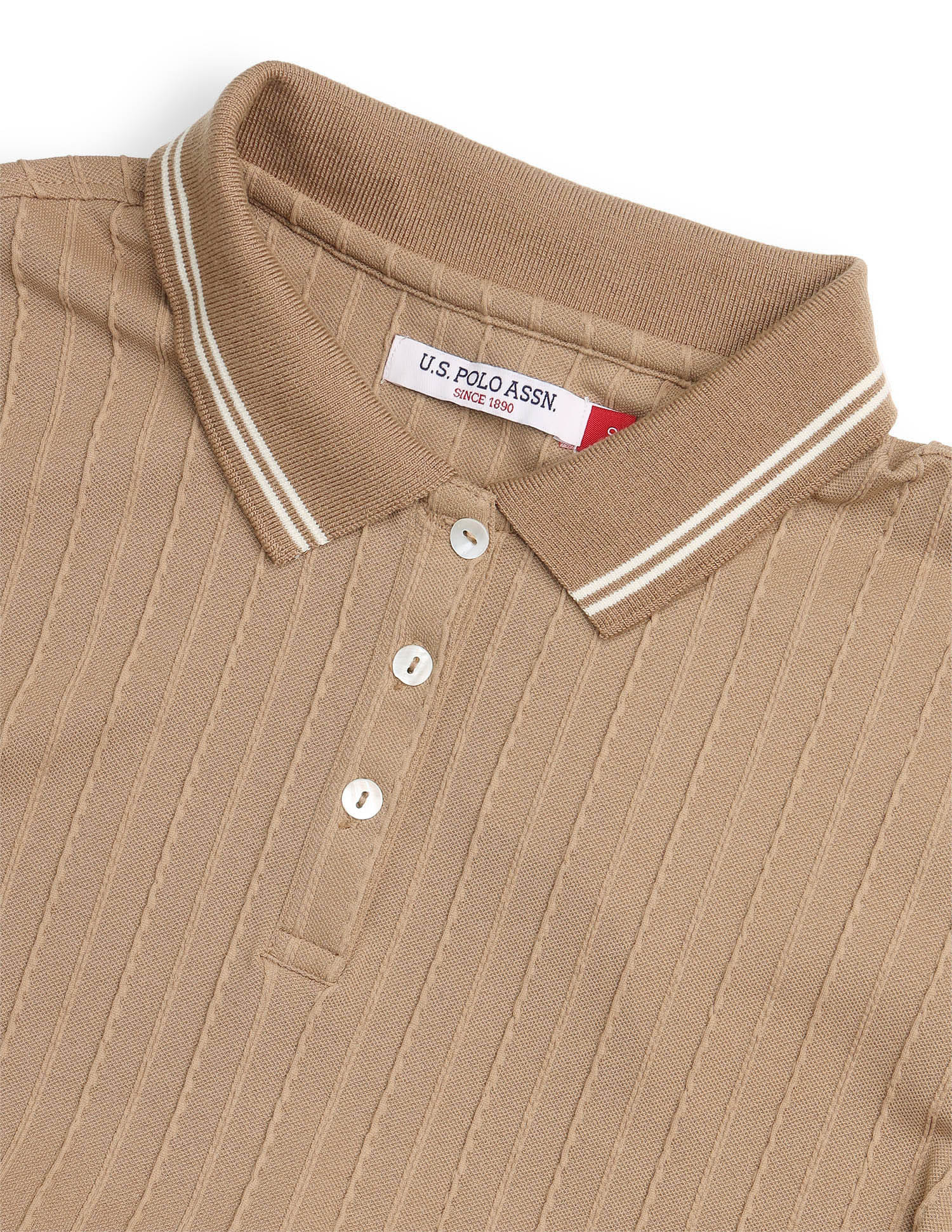 Relaxed Fit Textured Polo Shirt - Image 8