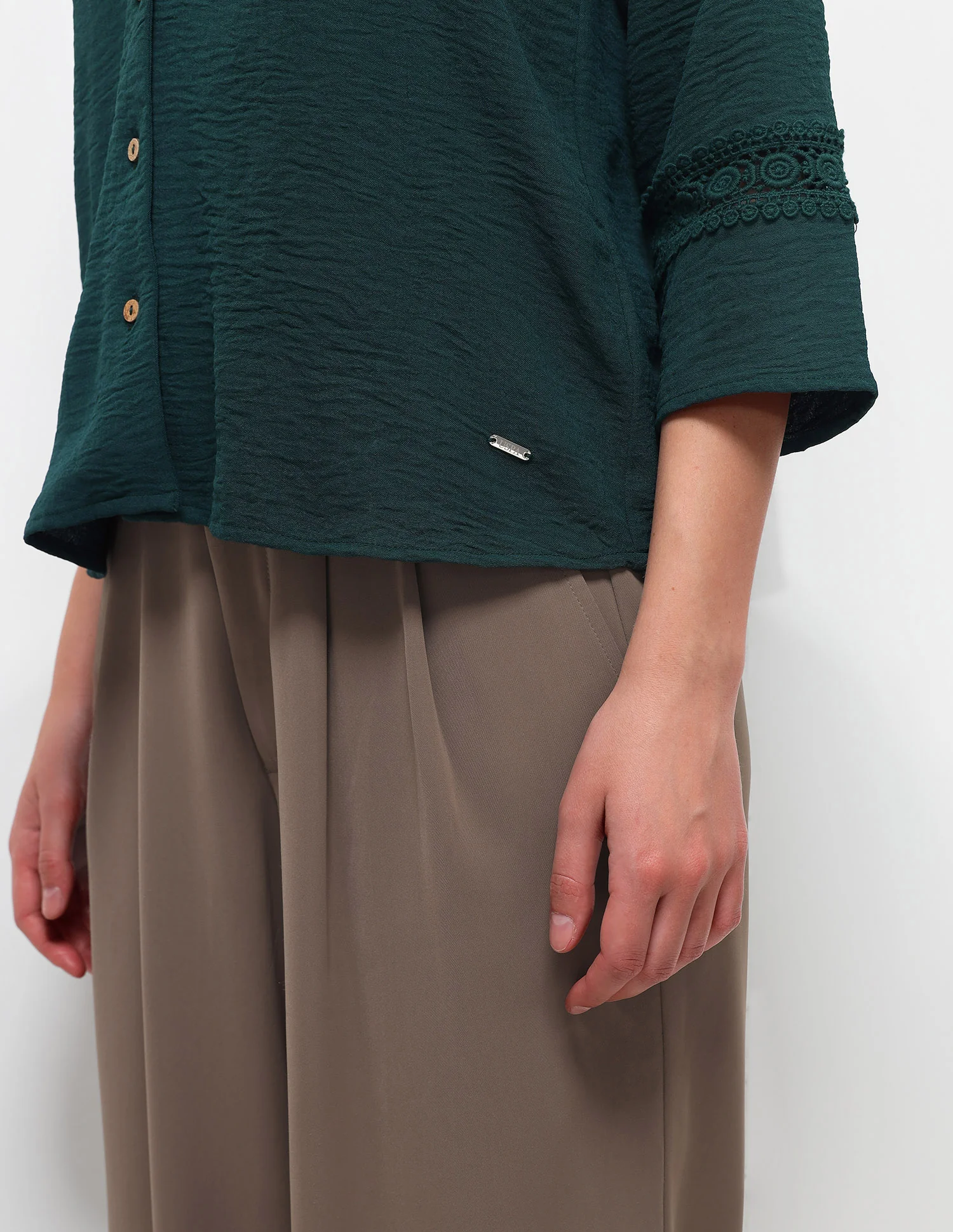 Relaxed Fit V-Neck Top - Image 10