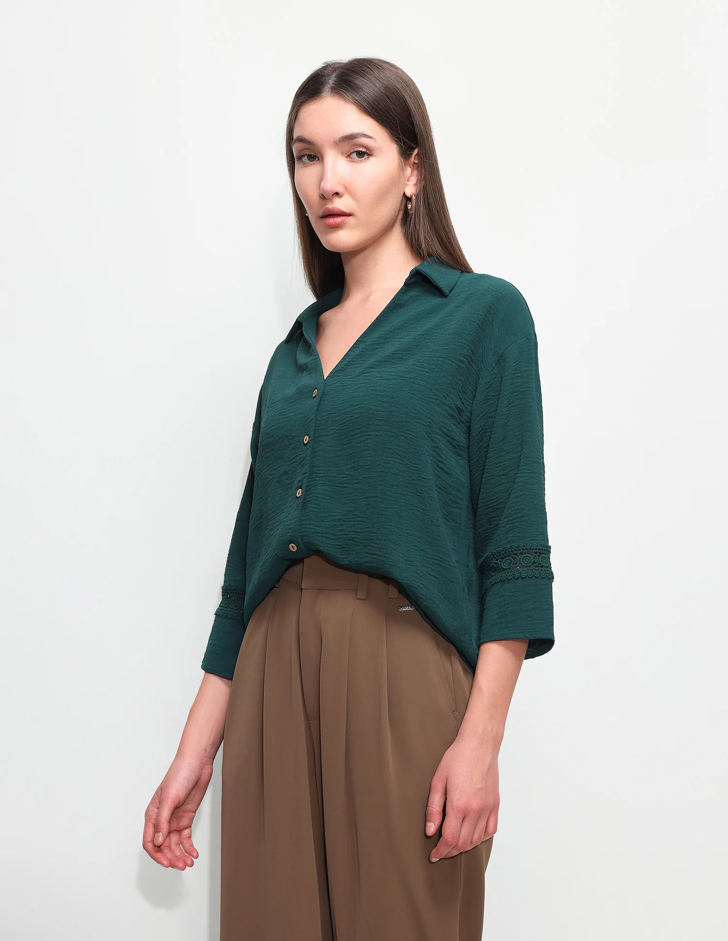 Relaxed Fit V-Neck Top - Image 4
