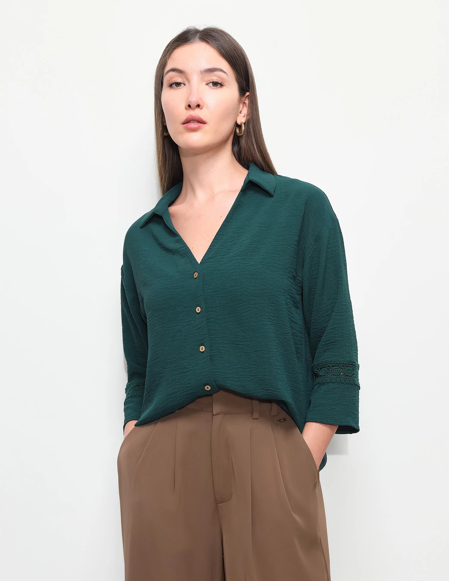 Relaxed Fit V-Neck Top - Image 6