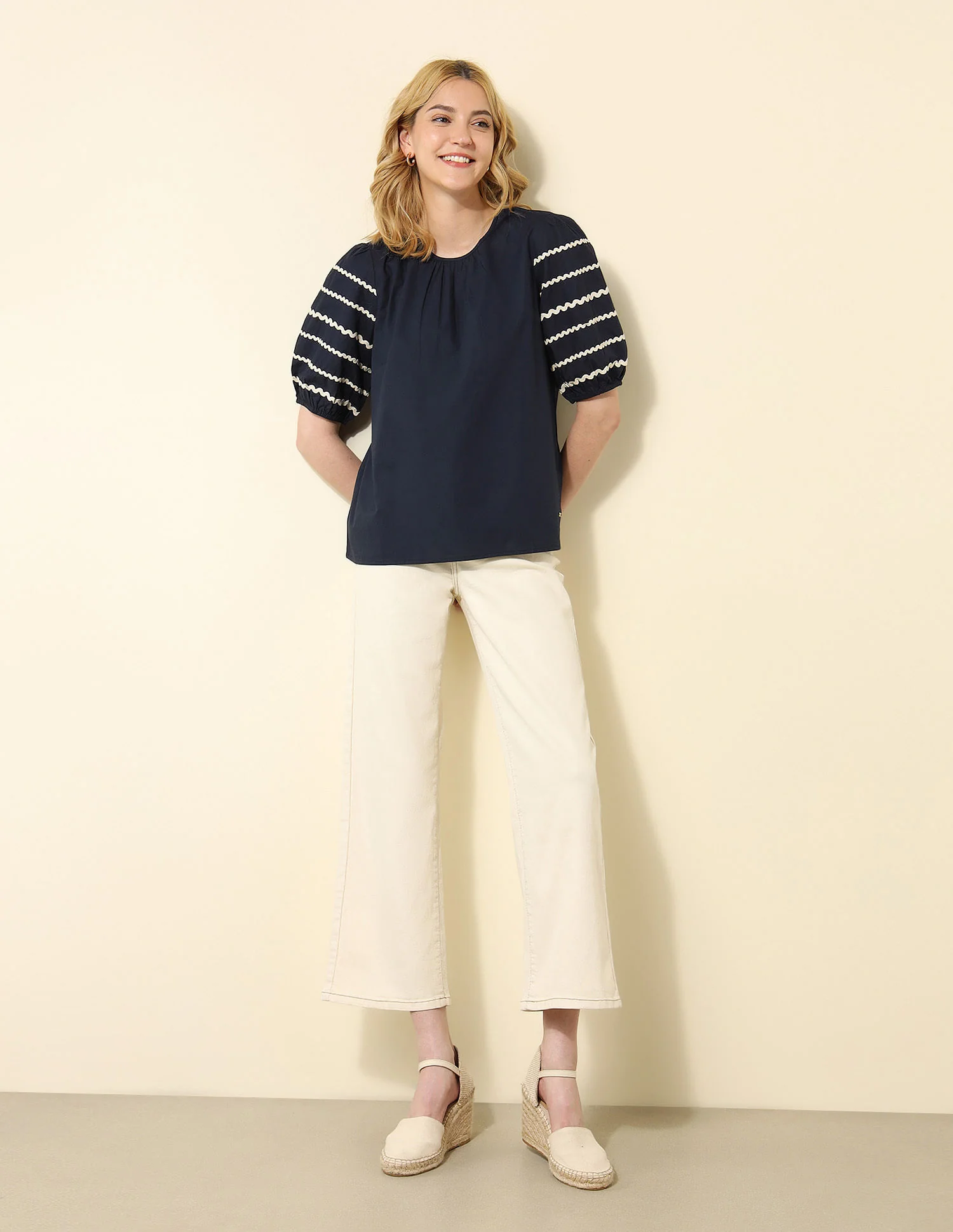 Ric-Rac Pure Cotton Top - Image 4