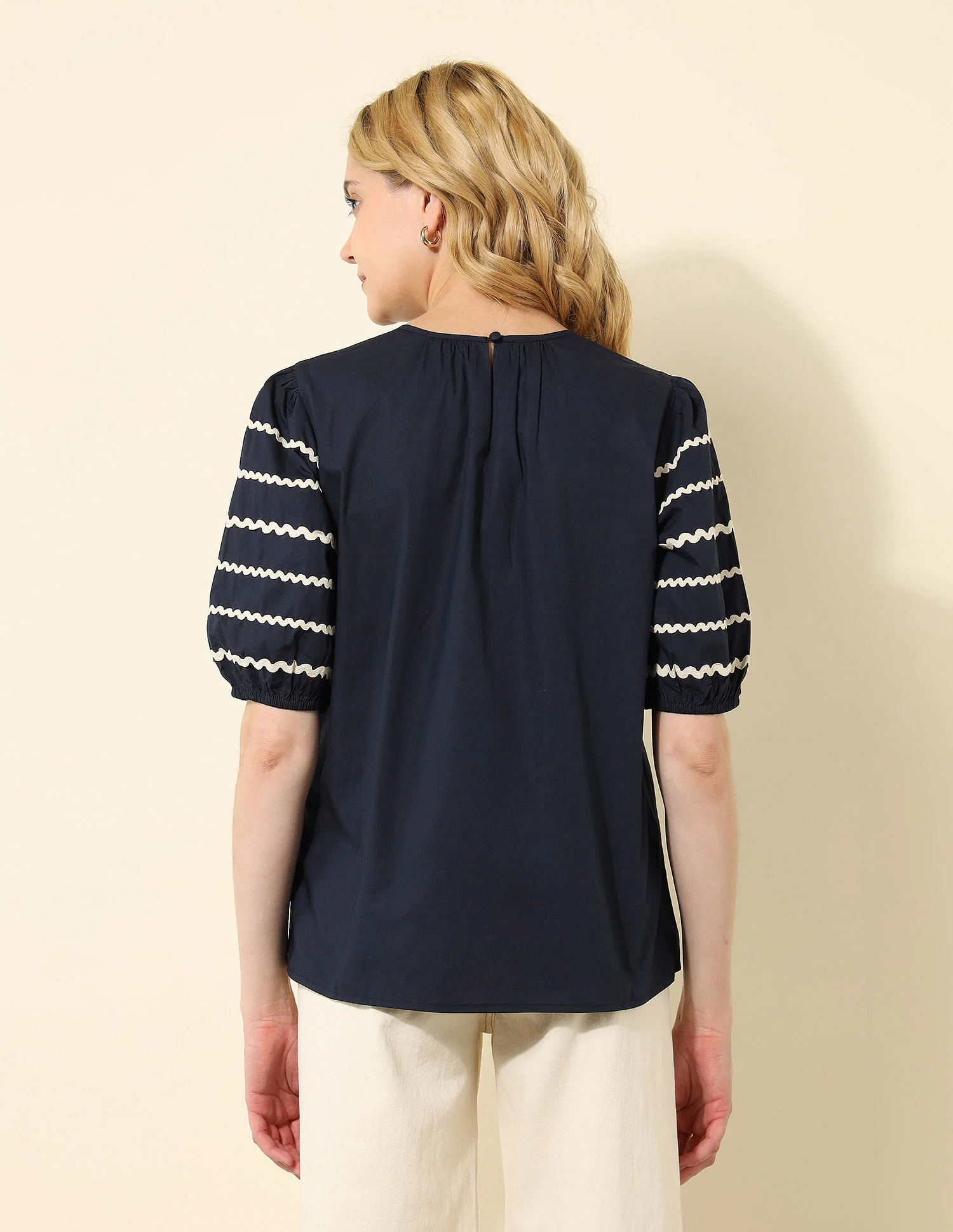 Ric-Rac Pure Cotton Top - Image 8