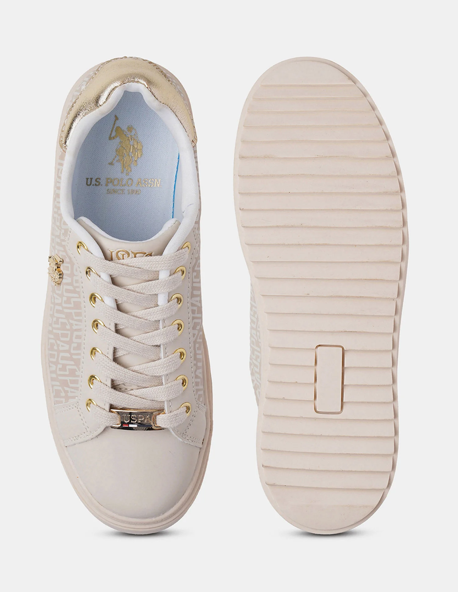 Round Toe Brand Printed Narcisa Sneakers - Image 6