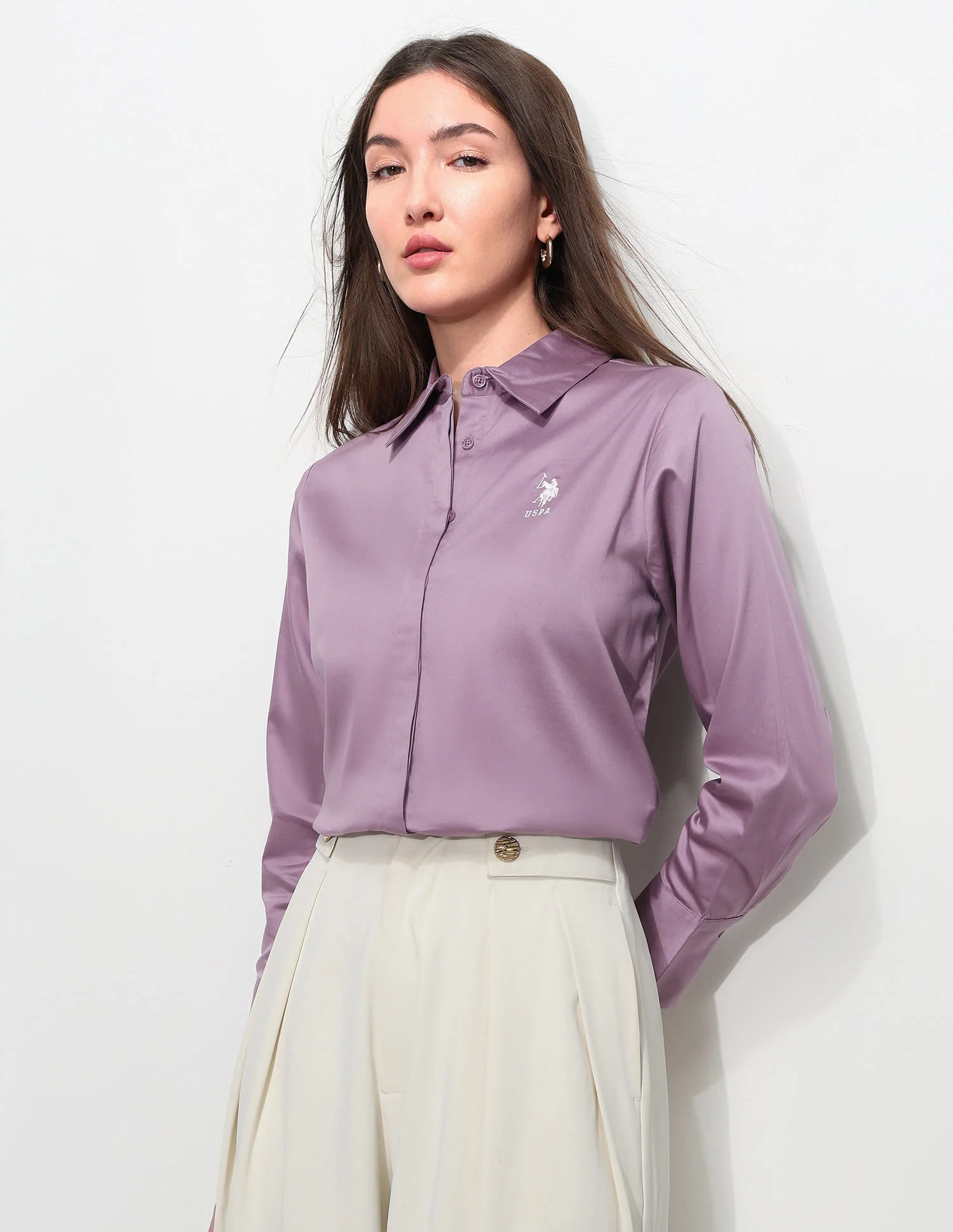Satin Regular Fit Shirt