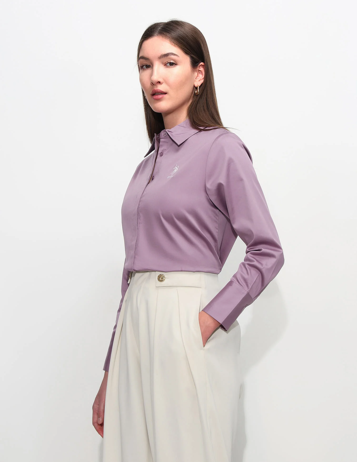 Satin Regular Fit Shirt - Image 4