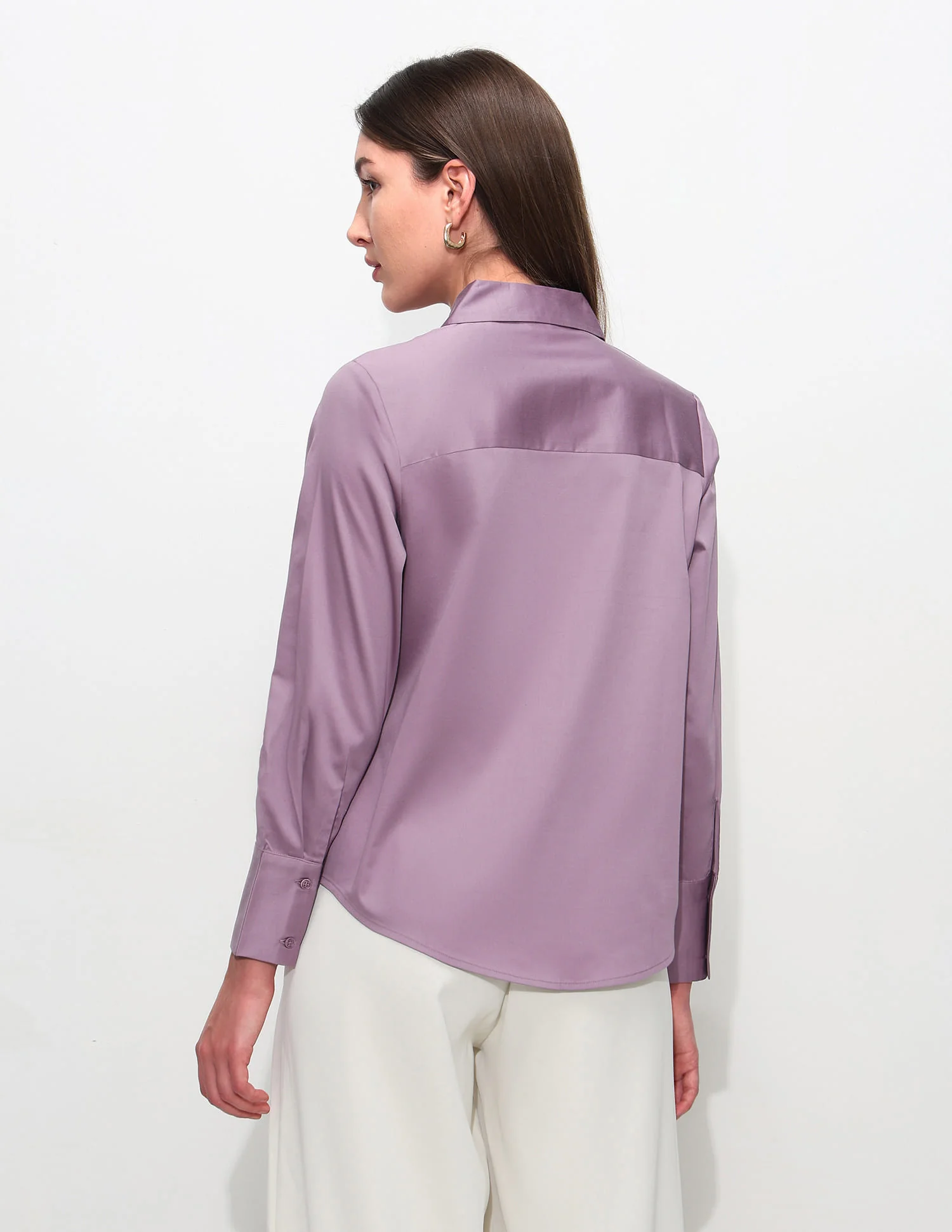 Satin Regular Fit Shirt - Image 5
