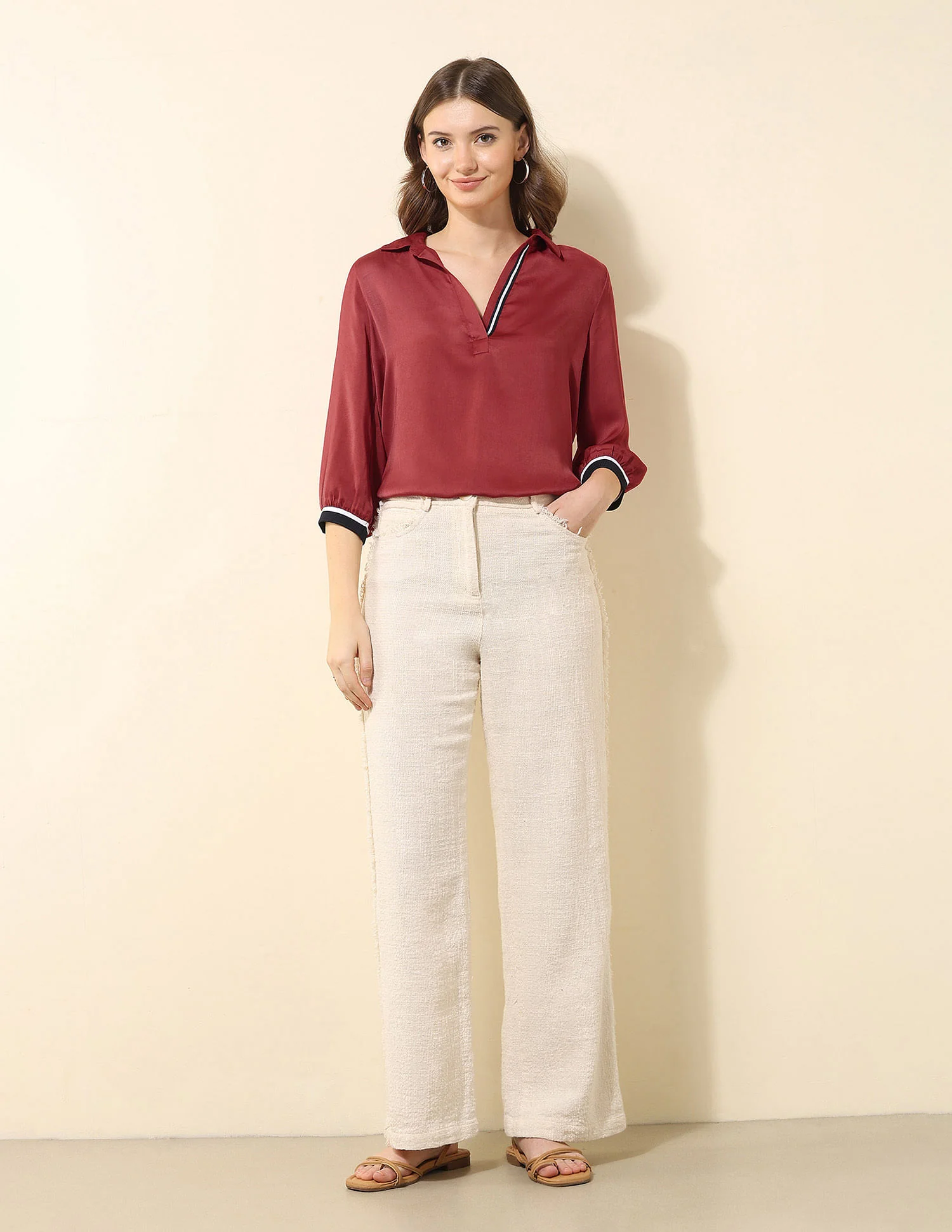 Satin Solid Shirt - Image 3