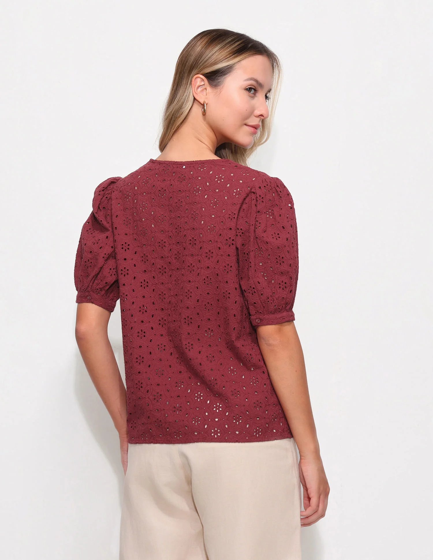 Schiffli Pure Cotton Top - Image 5