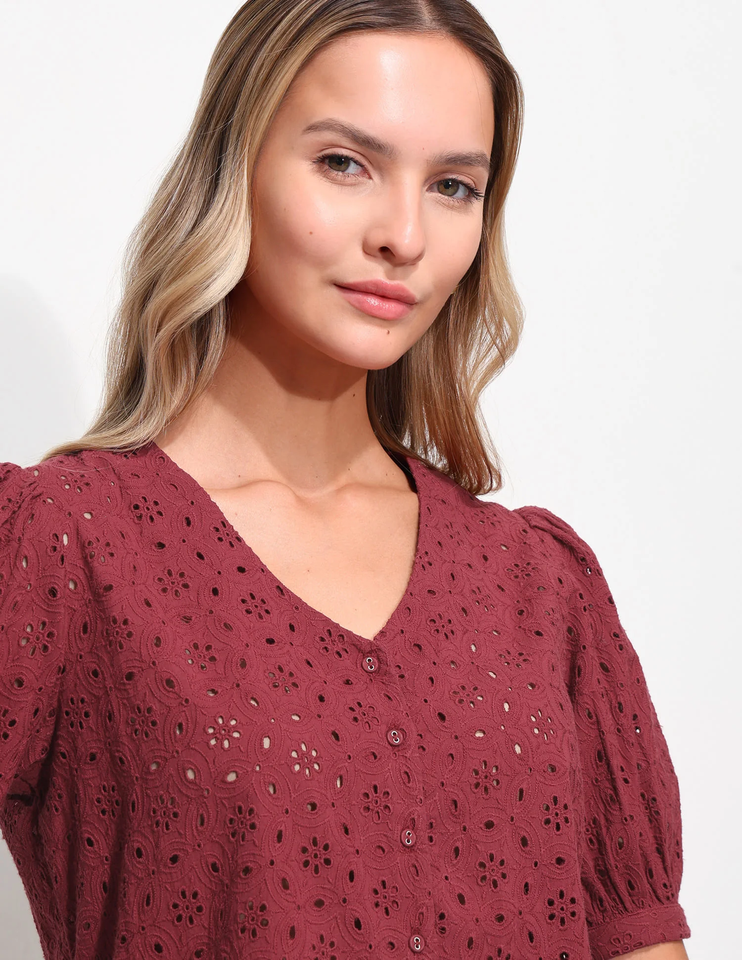 Schiffli Pure Cotton Top - Image 7