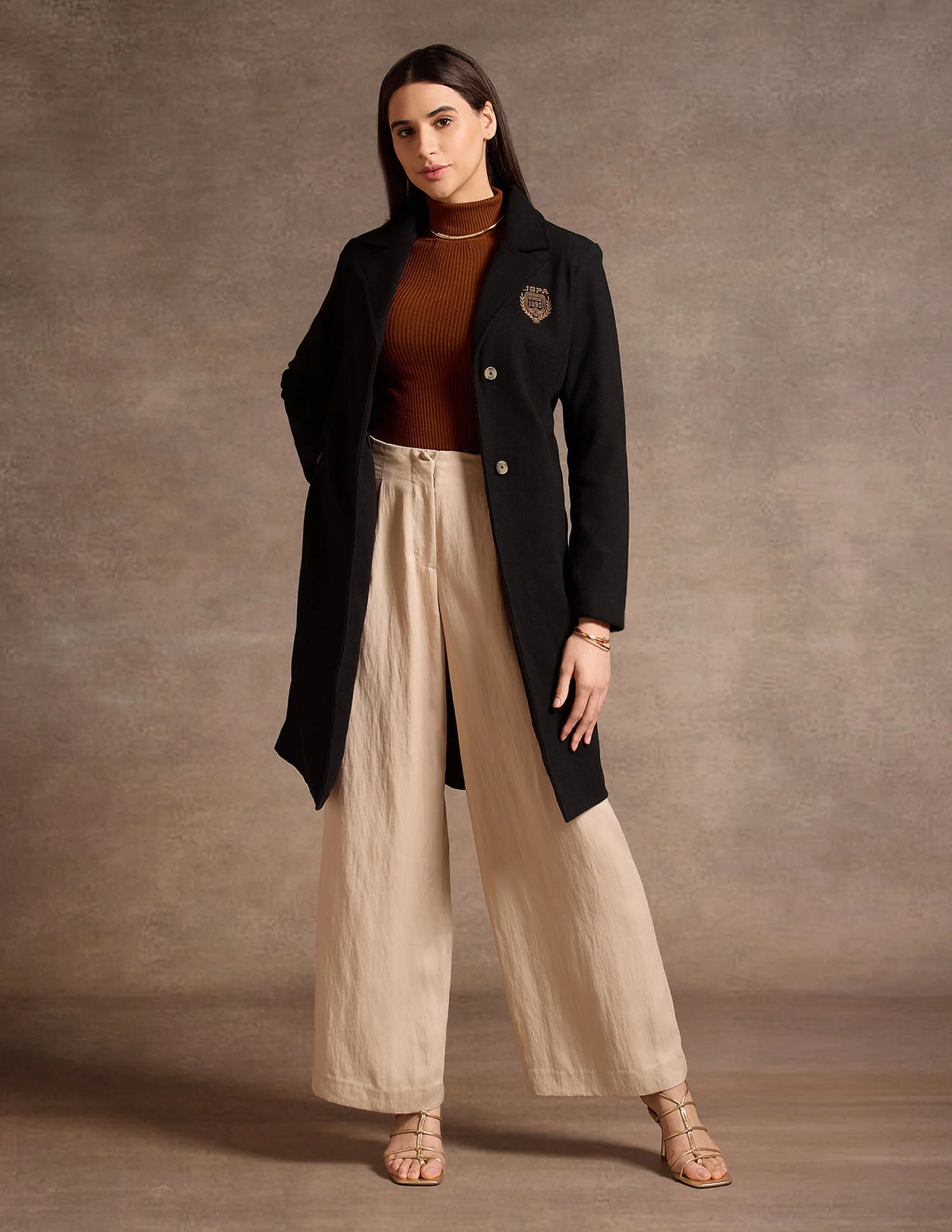 Shoulder Patch Long Line Jacket - Image 3
