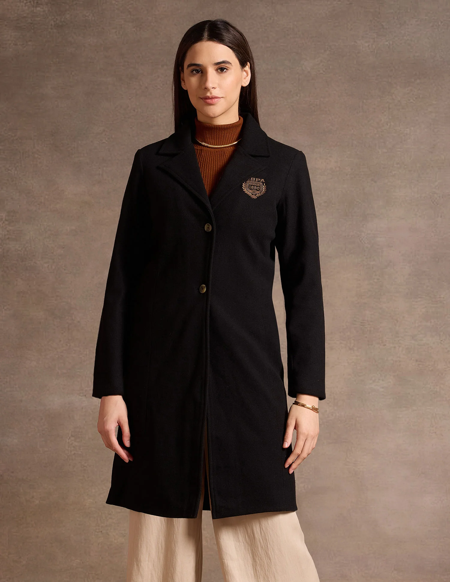 Shoulder Patch Long Line Jacket - Image 6