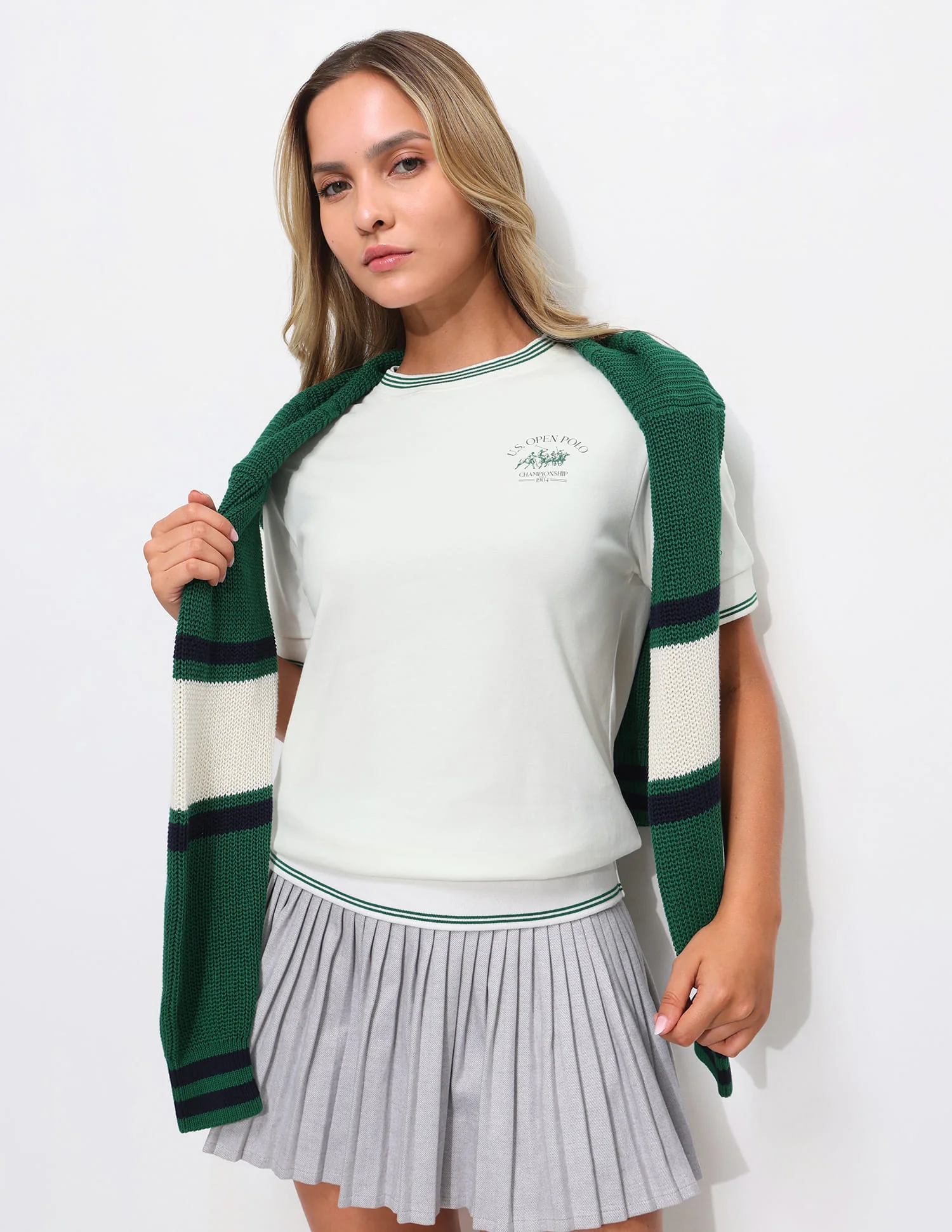 Solid Boxy Fit Polo Shirt