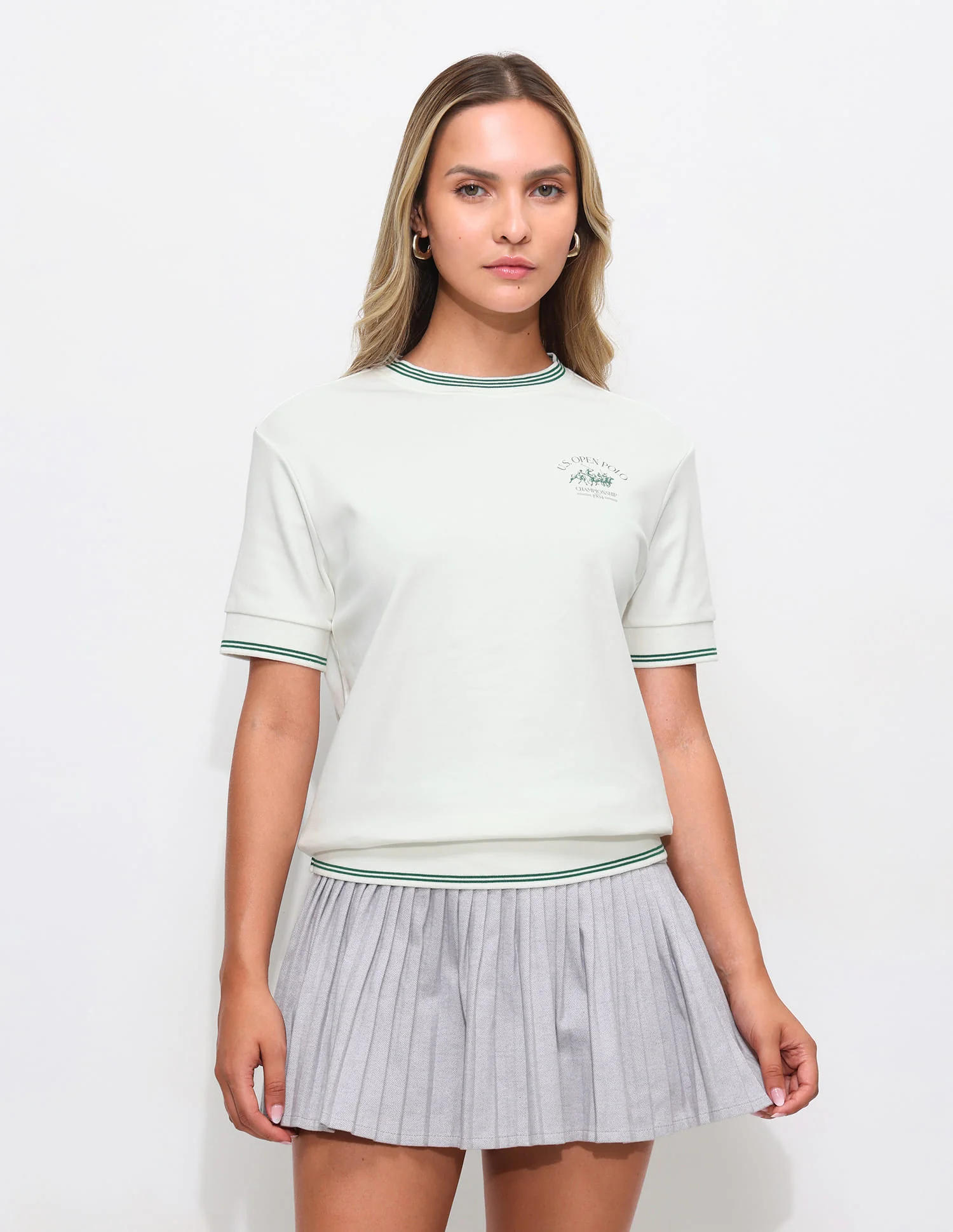 Solid Boxy Fit Polo Shirt - Image 6