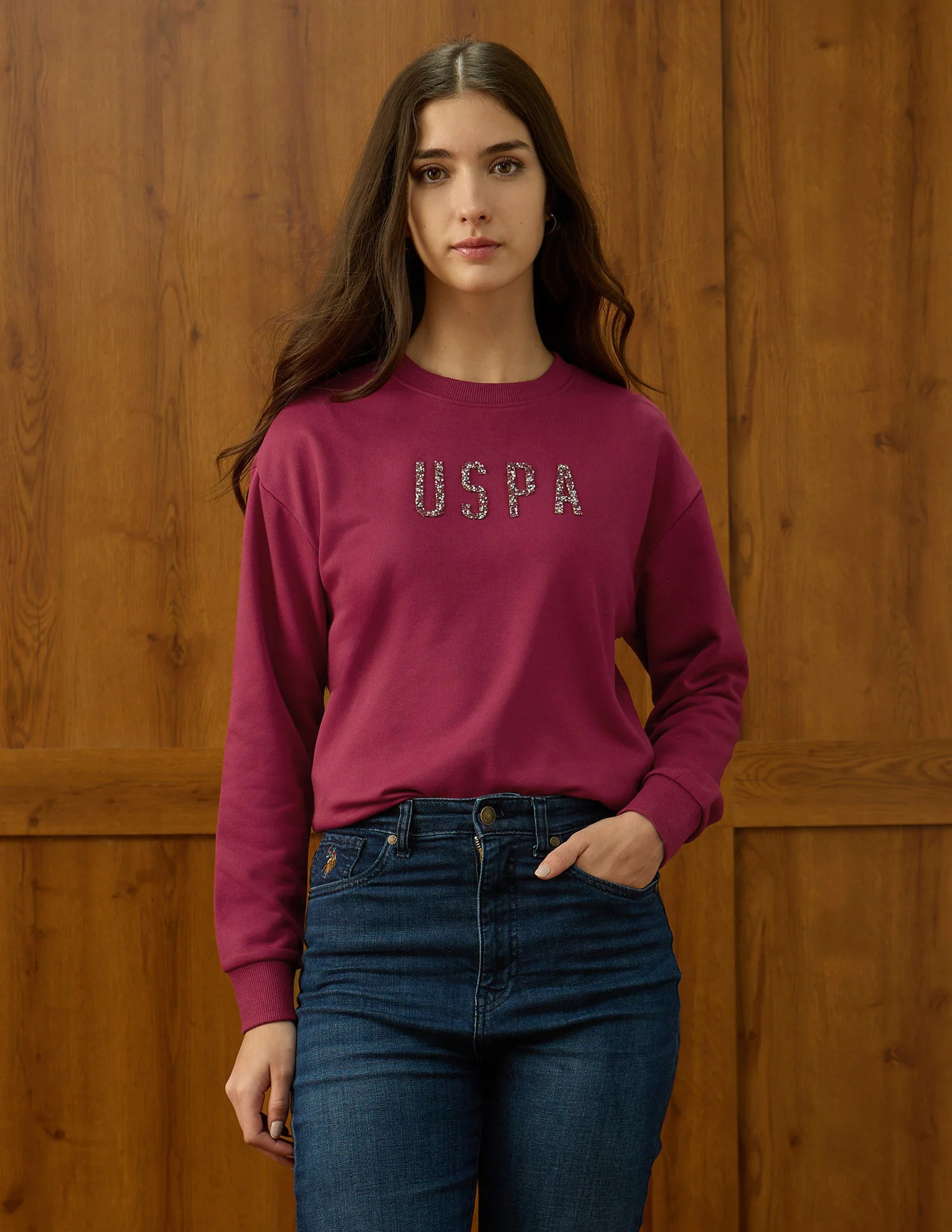 Solid Drop Shoulder Sweatshirt - Image 6